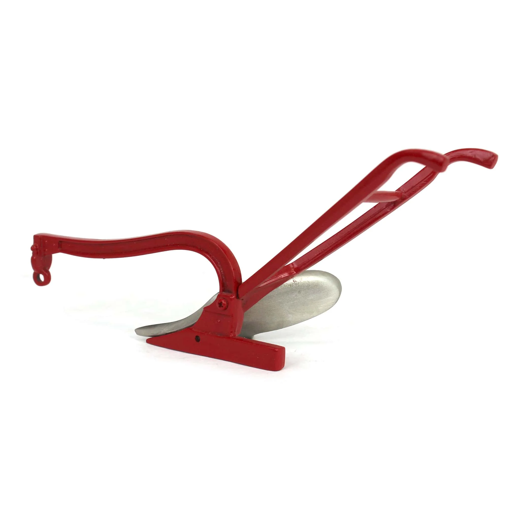 Historic One Bottom Red Frame Walking Plow, Farm Toy Museum - Image 3