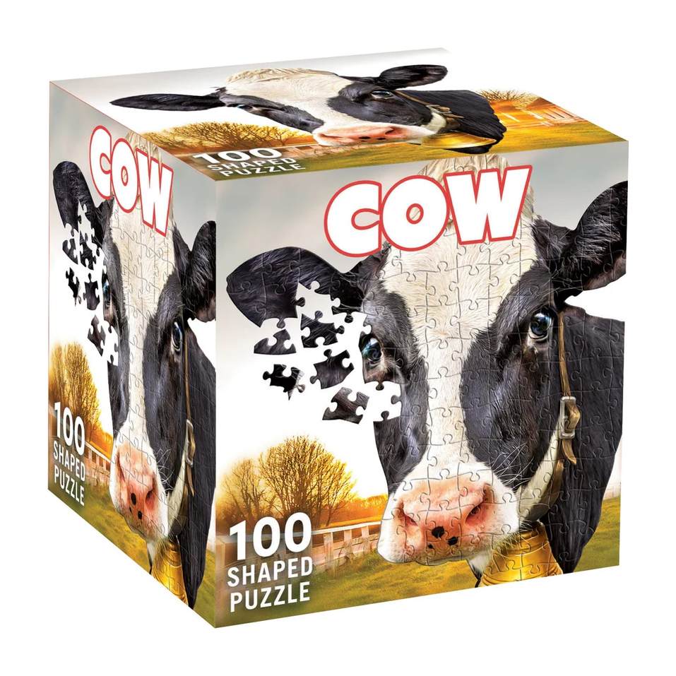 Holstein Cow Shaped 100 Piece Puzzle by Masterpieces