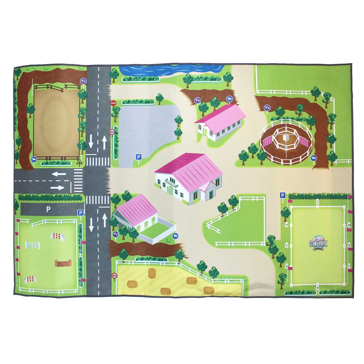 Horse Riding School Playmat by Kids Globe (Approx. 39" x 59") - Image 4