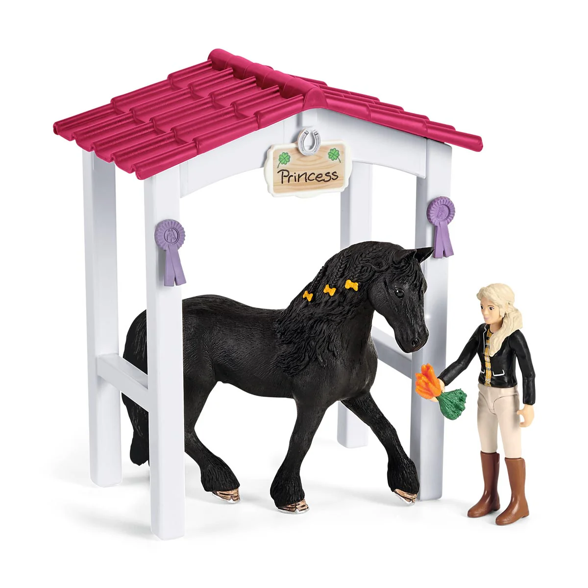 Horse Stall with Horse club Tori and Princess by Schleich - Image 2