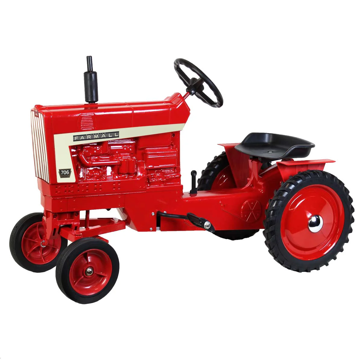 International Harvester Pedal Tractor with Hydro 100 Black Stripe & Farmall 706 Decal Sheets