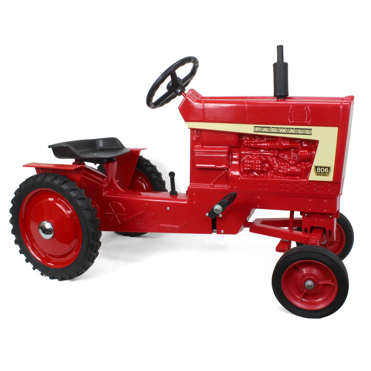 IH Farmall 806 Wide Front Pedal Tractor with Fenders & Muffler by Scale Models, Farmall 100 Years - Image 2