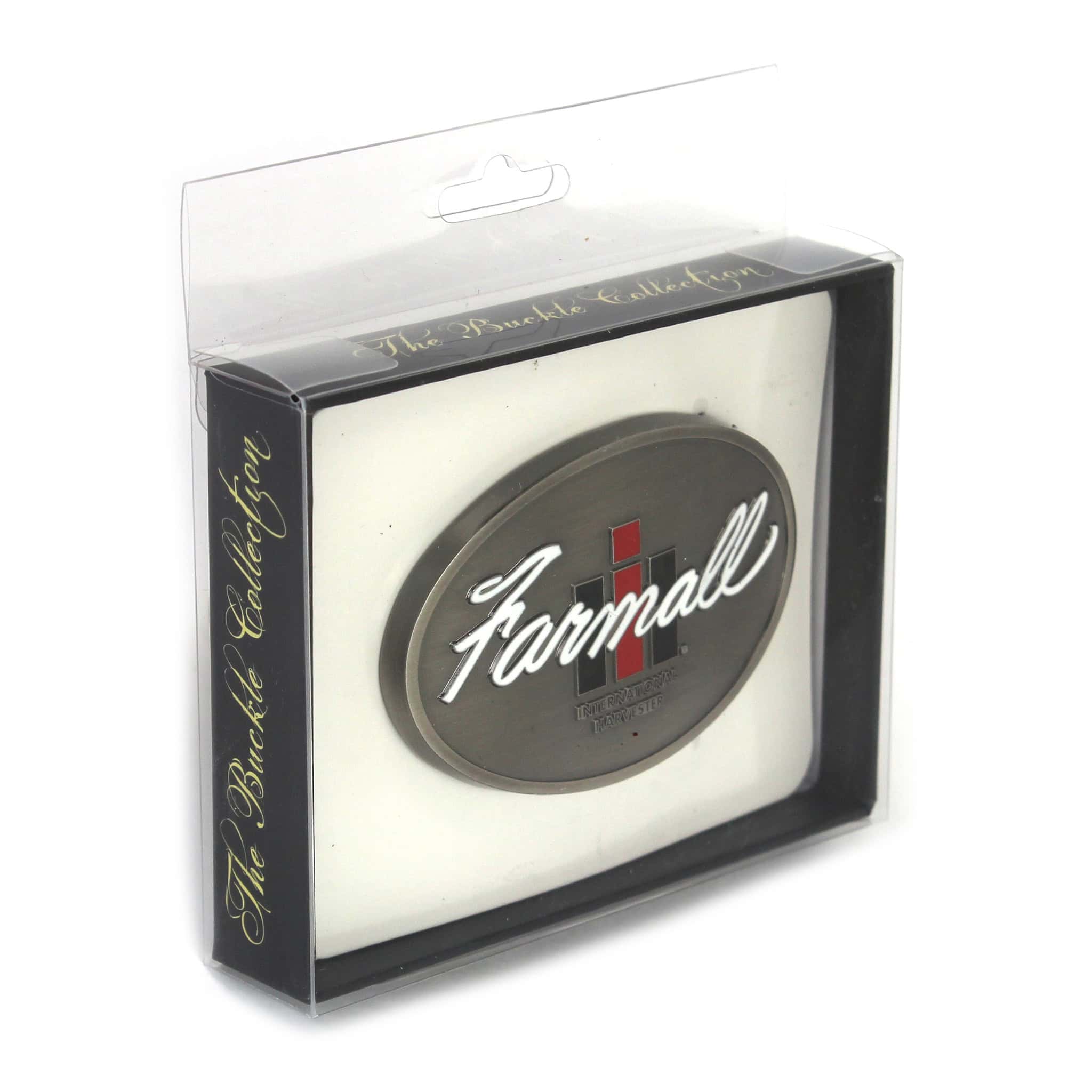 IH Farmall Brushed Pewter Belt Buckle - Image 3