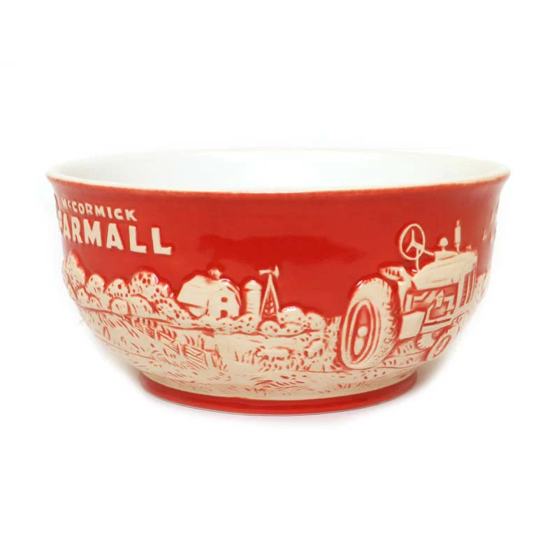 IH Farmall & Case IH Double Side Small Raised-Relief Stoneware Bowl - Image 2
