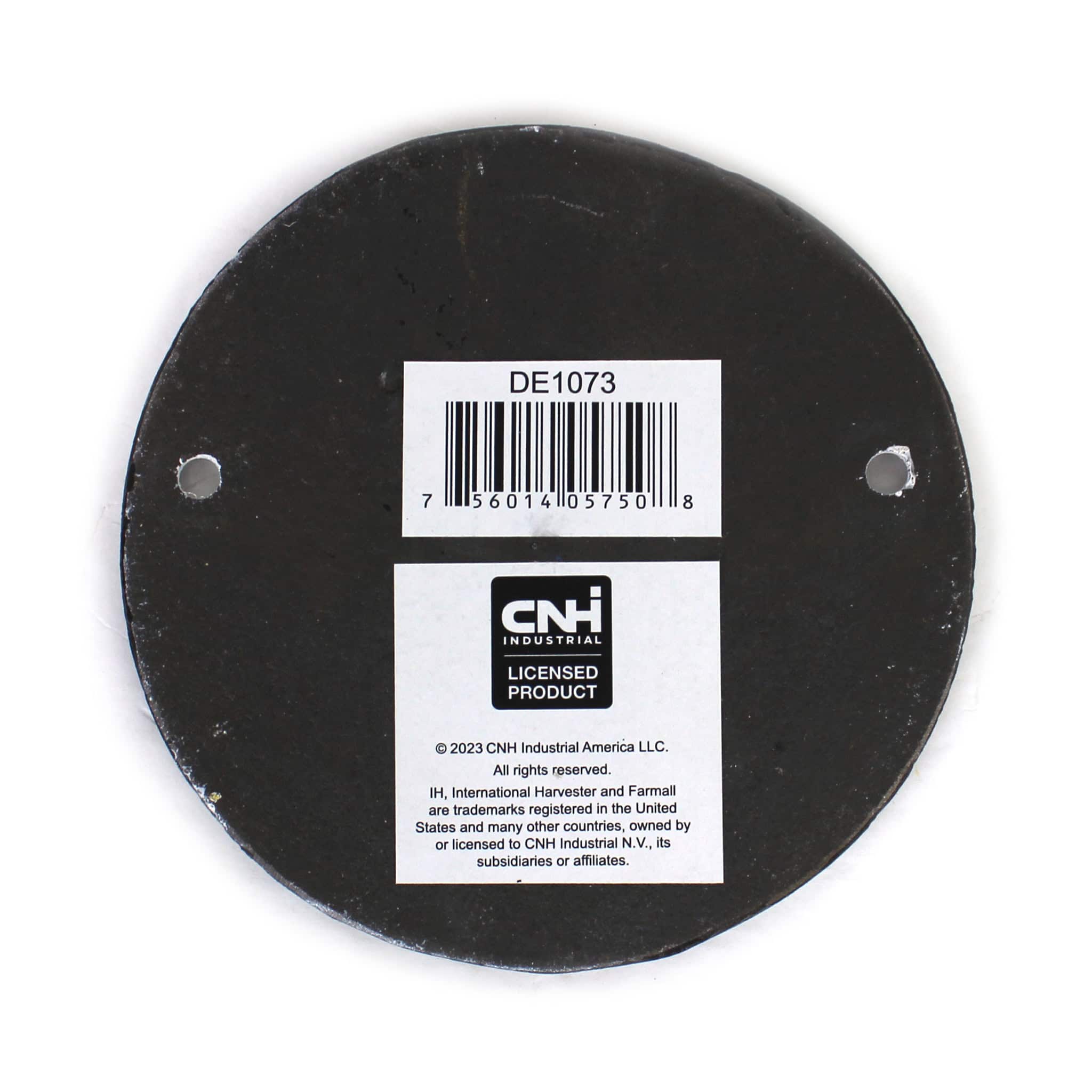 IH Farmall Cast Iron 4.5in Round Sign - Image 3