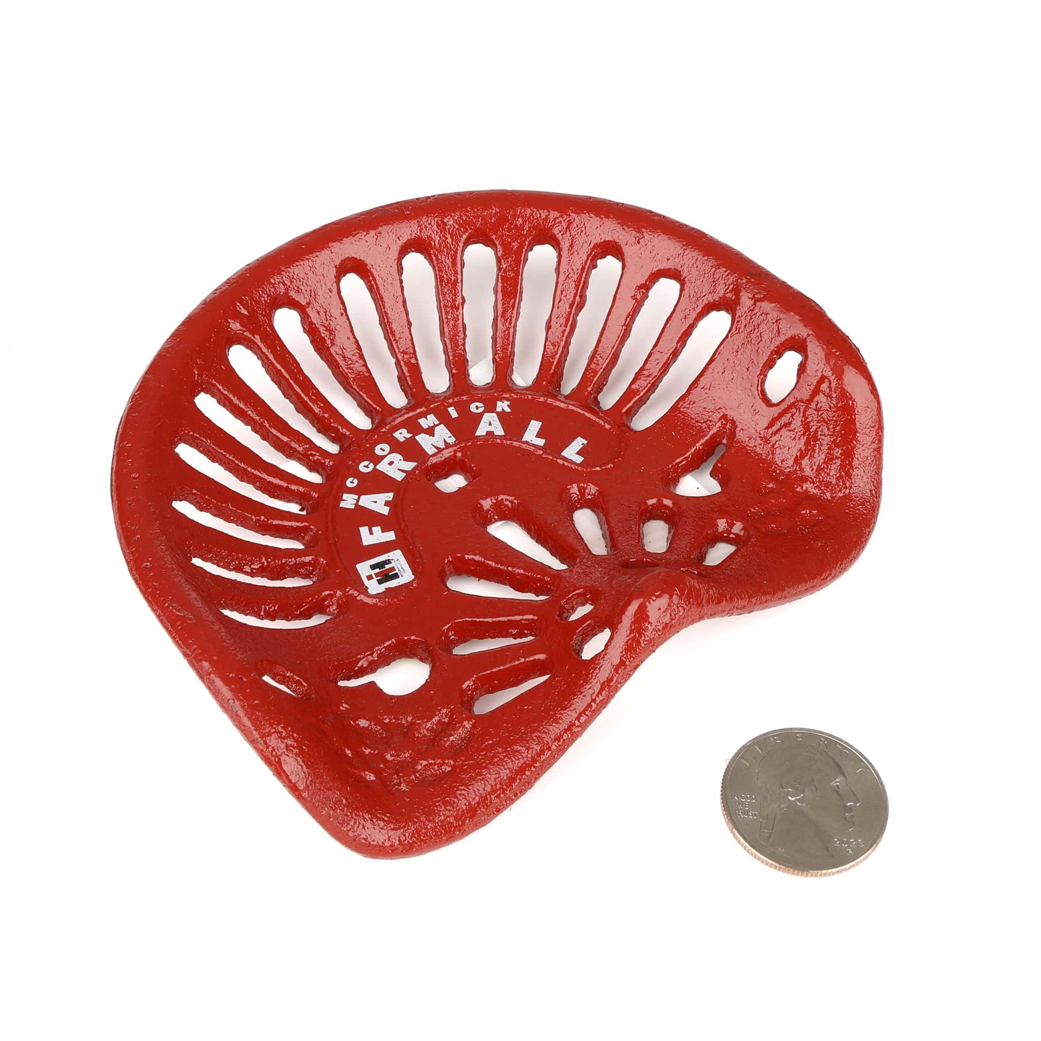 IH Farmall Mini Cast Iron Tractor Seat - Image 3