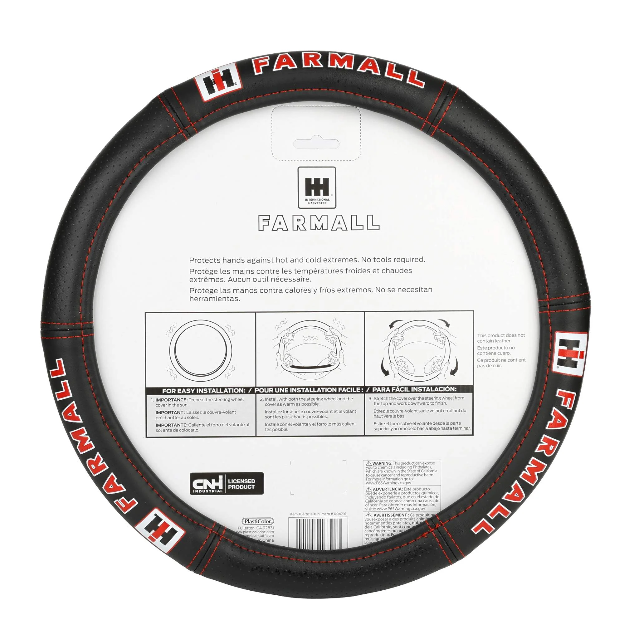 IH Farmall Steering Wheel Cover 006791R01 - Image 2