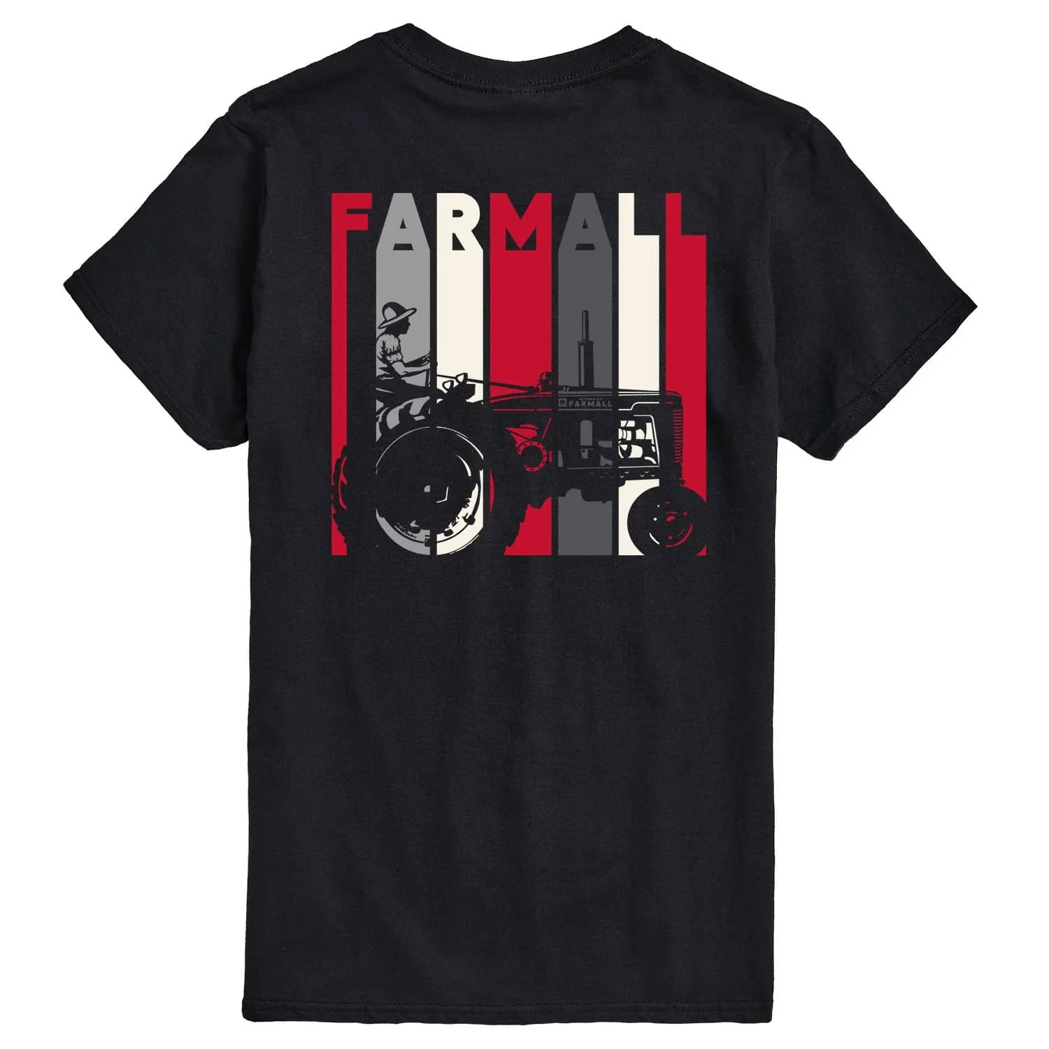 IH Farmall Tractor Black Men's Shortsleeve T-Shirt