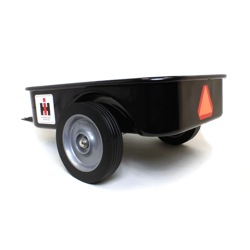 IH Logo Black Steel Pedal Trailer by ERTL - Image 2