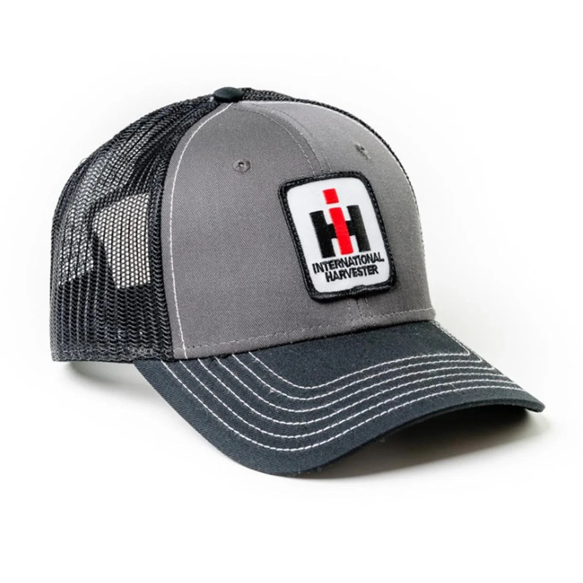 IH Logo Gray & Black Mesh Back Hat
