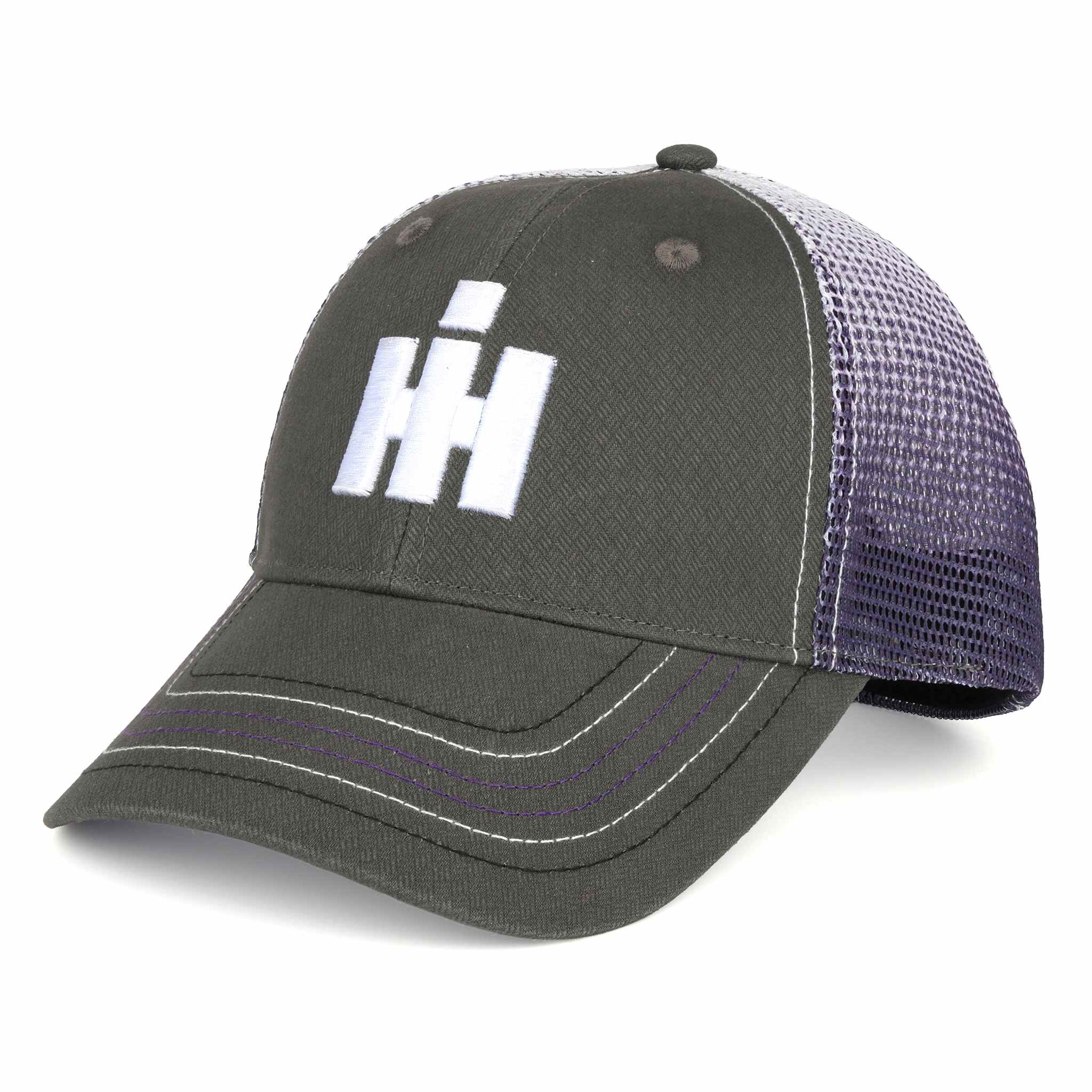 IH Logo Ladies Ombre Gray & Purple Mesh Back Cap