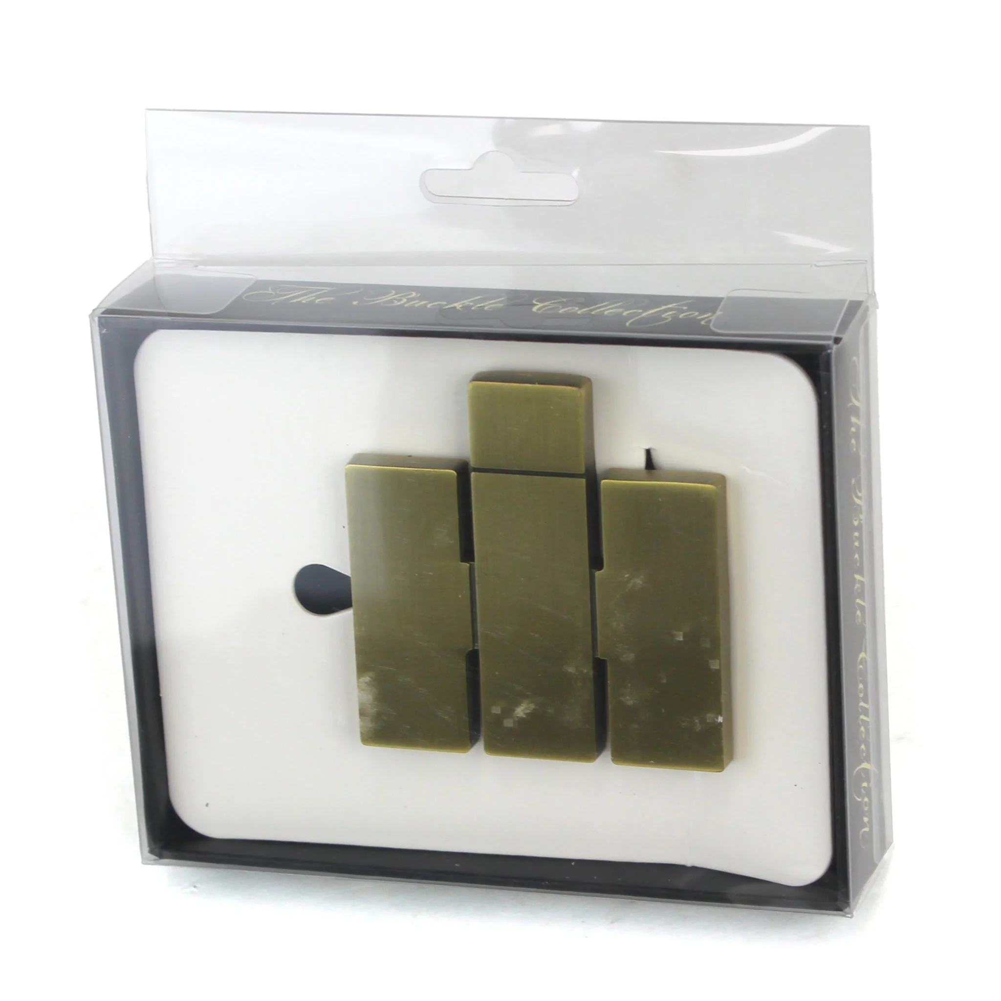 IH Logo Shaped Brass Plated Belt Buckle - Image 3