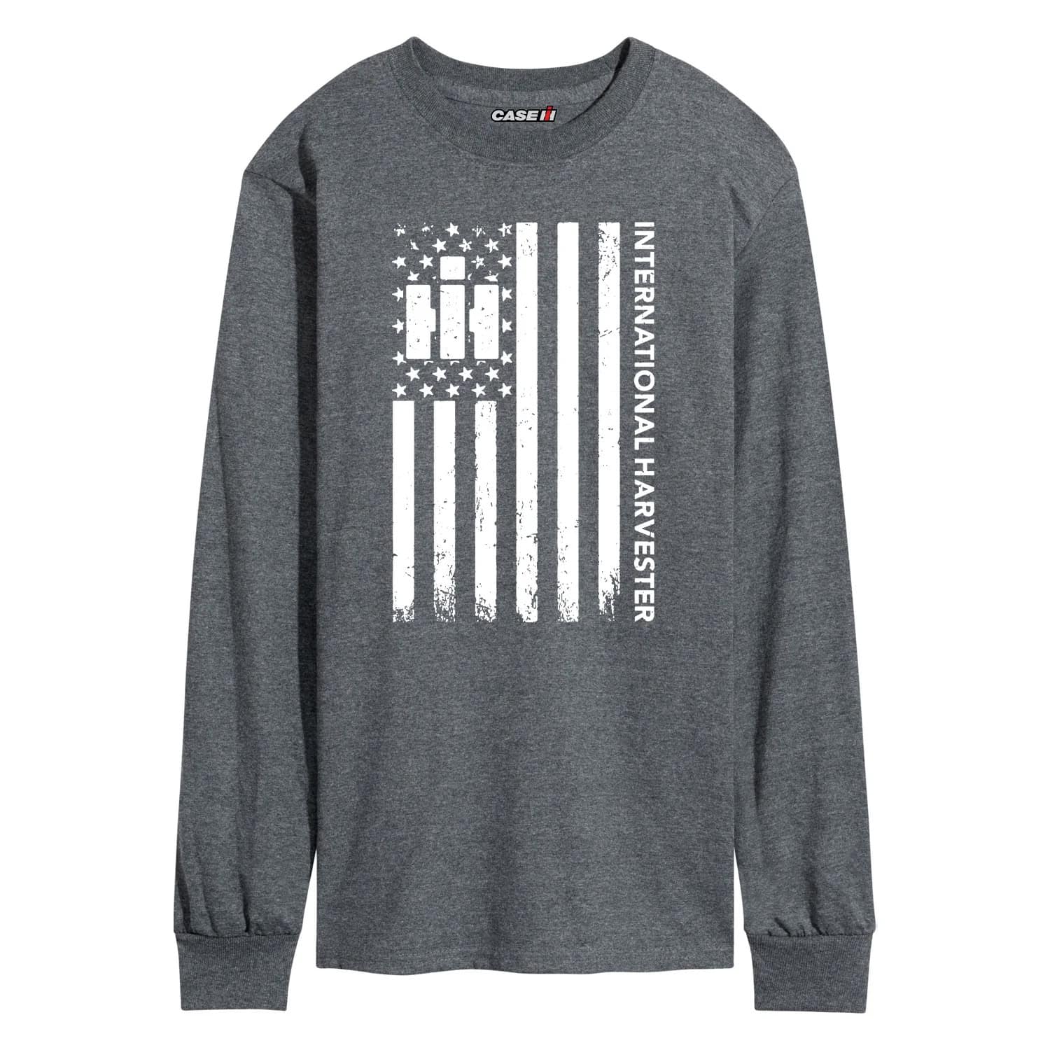 IH Logo Vertical Flag Men's Longsleeve T-Shirt - Image 2