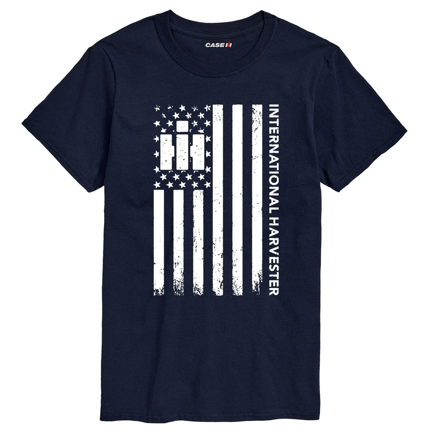 IH Logo Vertical Flag Men's Shortsleeve T-Shirt - Image 4