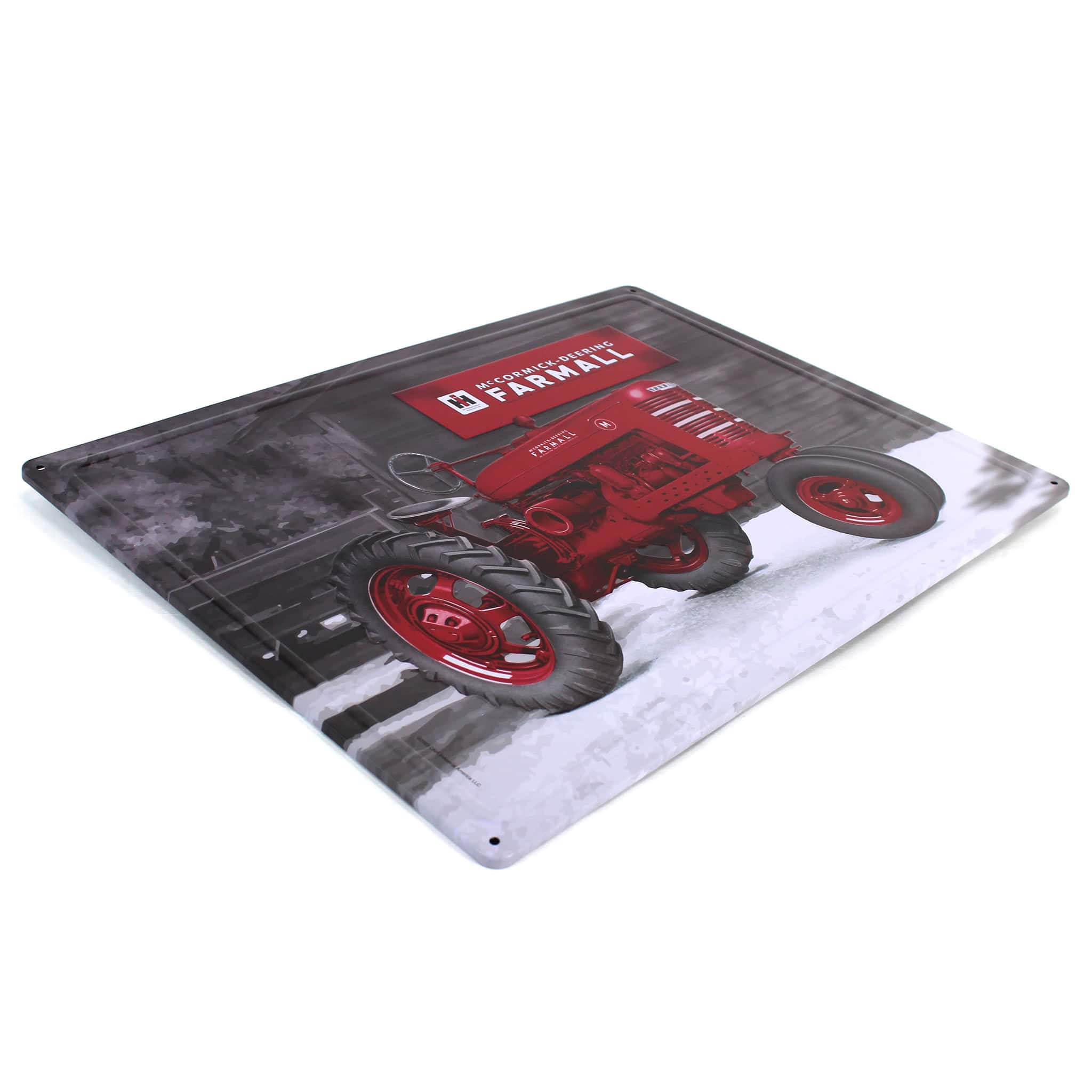 IH McCormick-Deering Farmall M Tractor Embossed Metal Sign, 16.75in x 12in - Image 3