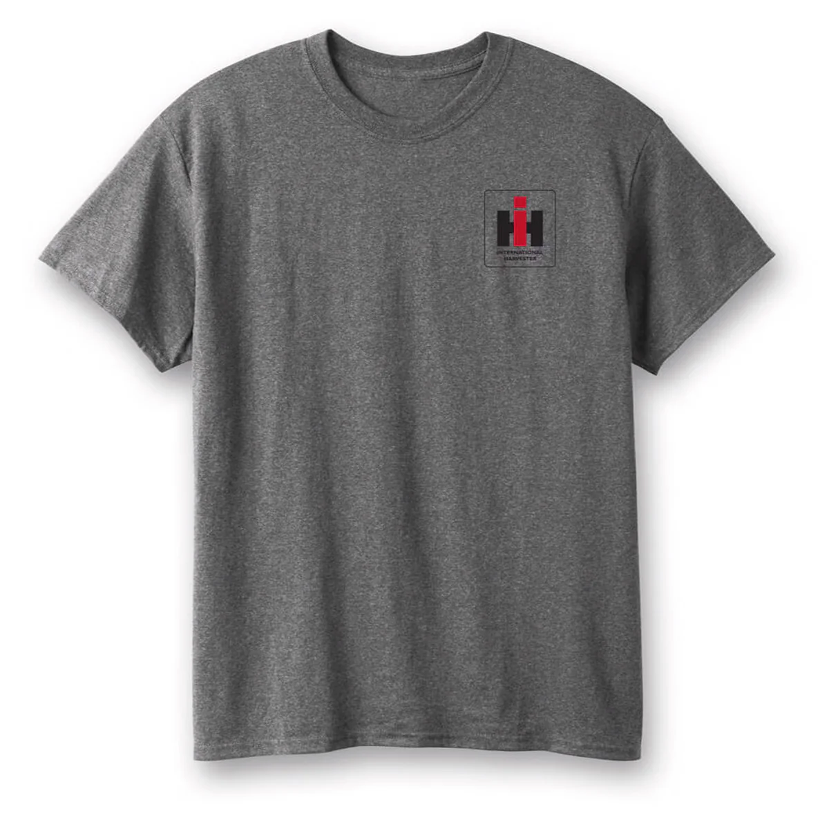 IH McCormick Deering Farmall Tractor Gray T-Shirt - Image 3