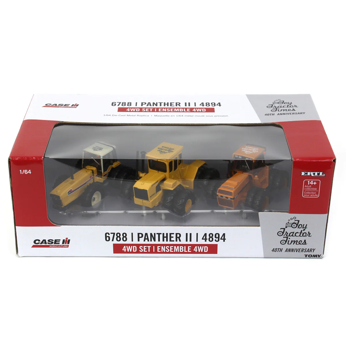 Industrial Chase Set ~ 1/64 IH & Case IH 4WD Tractor Set, Toy Tractor Times 40th Anniversary - Image 3