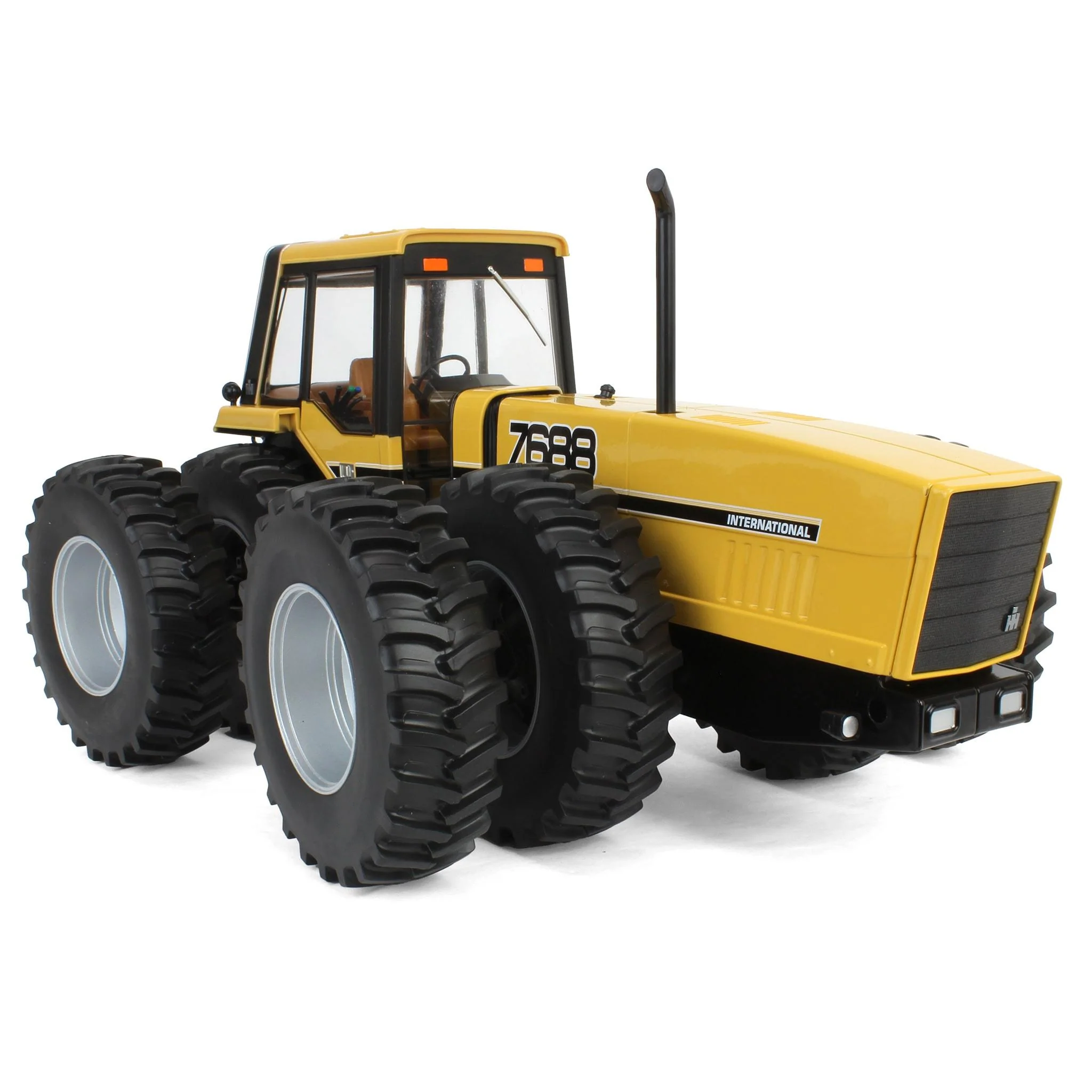 Industrial Yellow ~ 1/16 International 7688 Super 70 Series 2+2 Tractor, 3rd in Outback Toys Exclusive Series, ERTL Prestige - Image 2