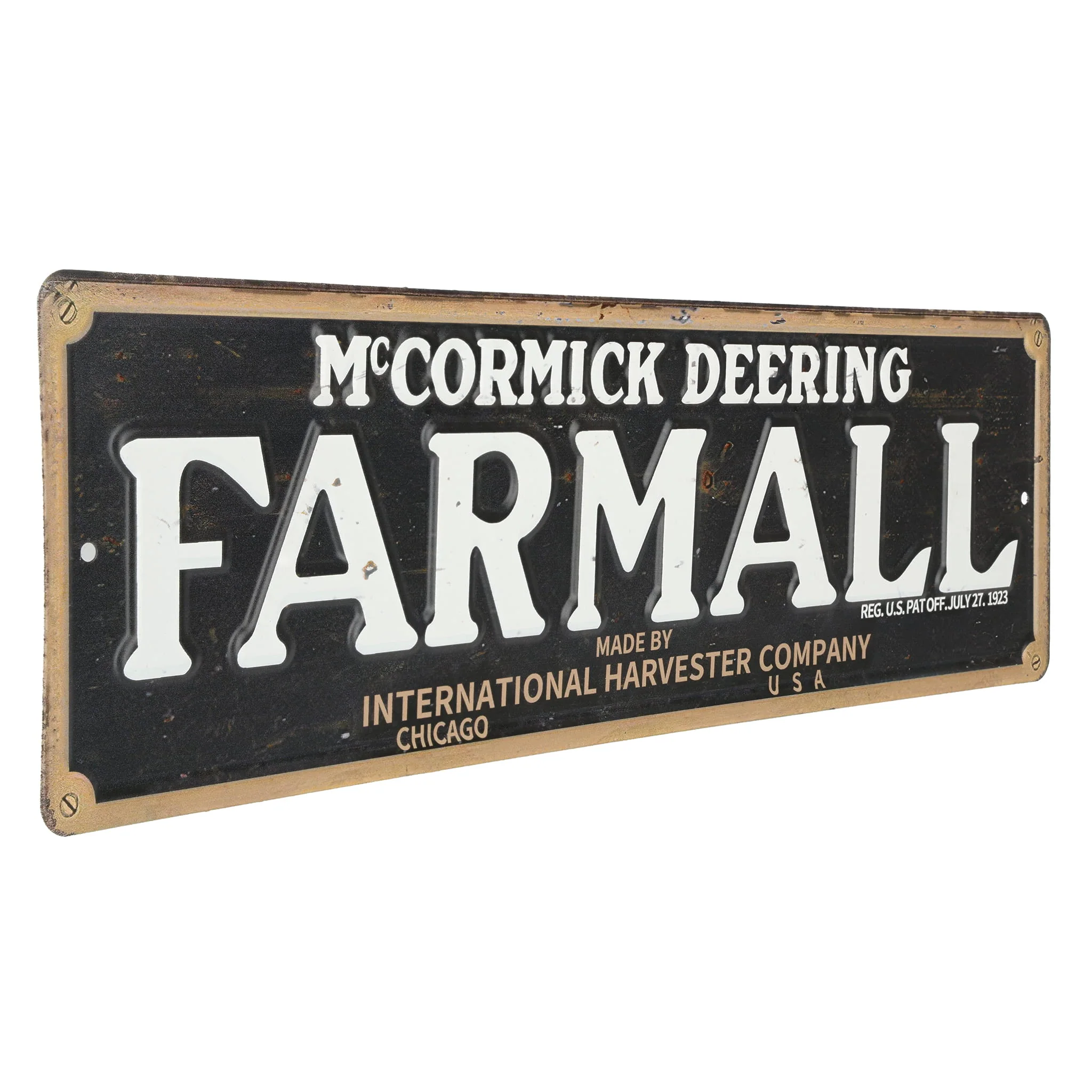 International Harvester 15" McCormick Deering Metal Sign - Image 2