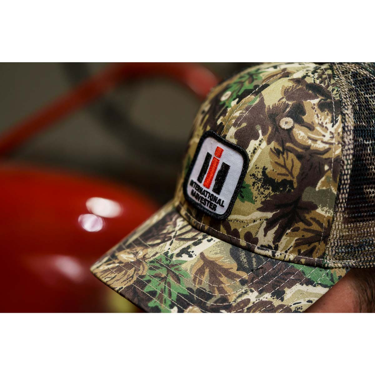 International Harvester Logo Camo Cap with Mesh Back - Image 4