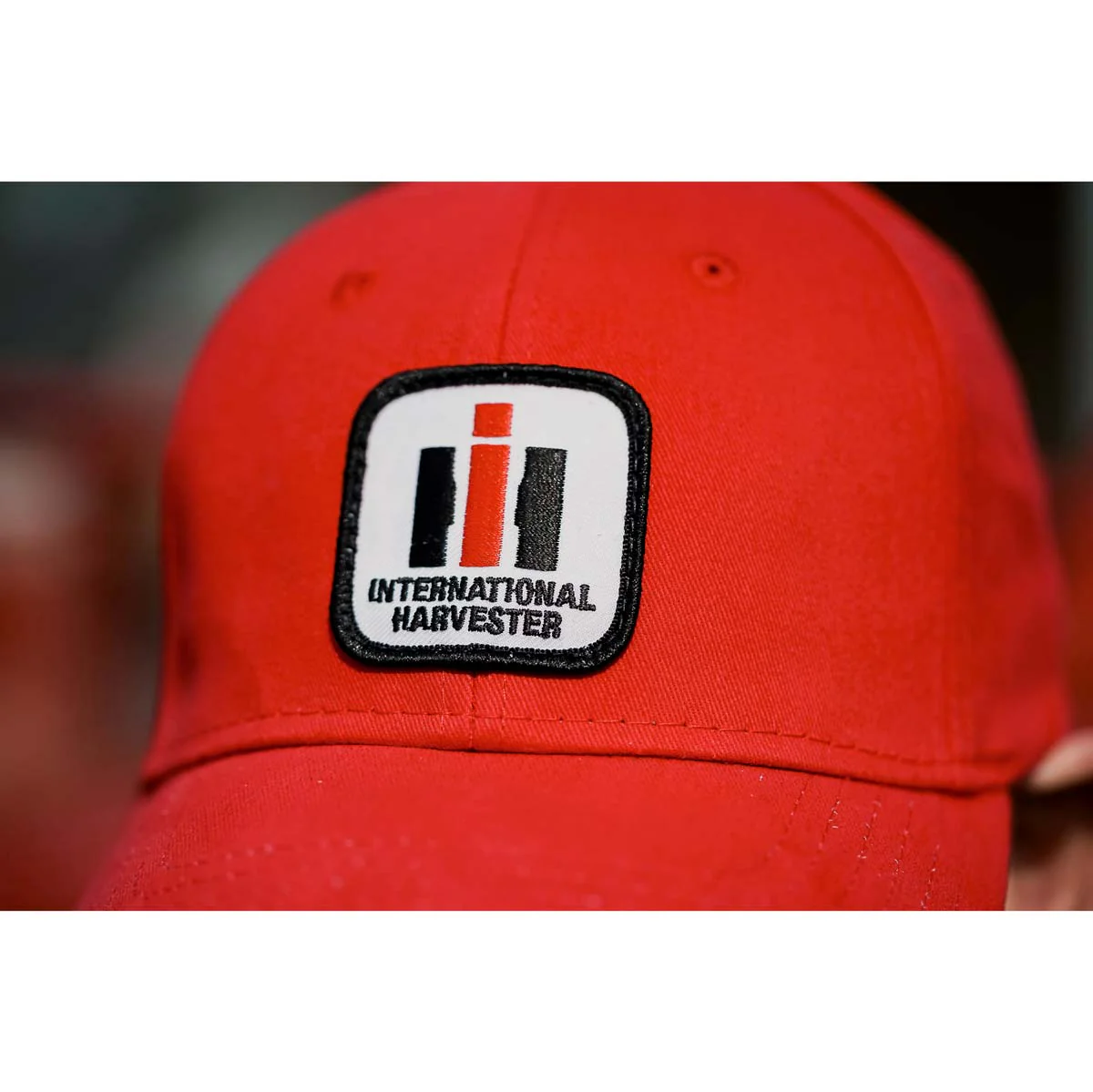 International Harvester Logo Solid Red Cap - Image 3