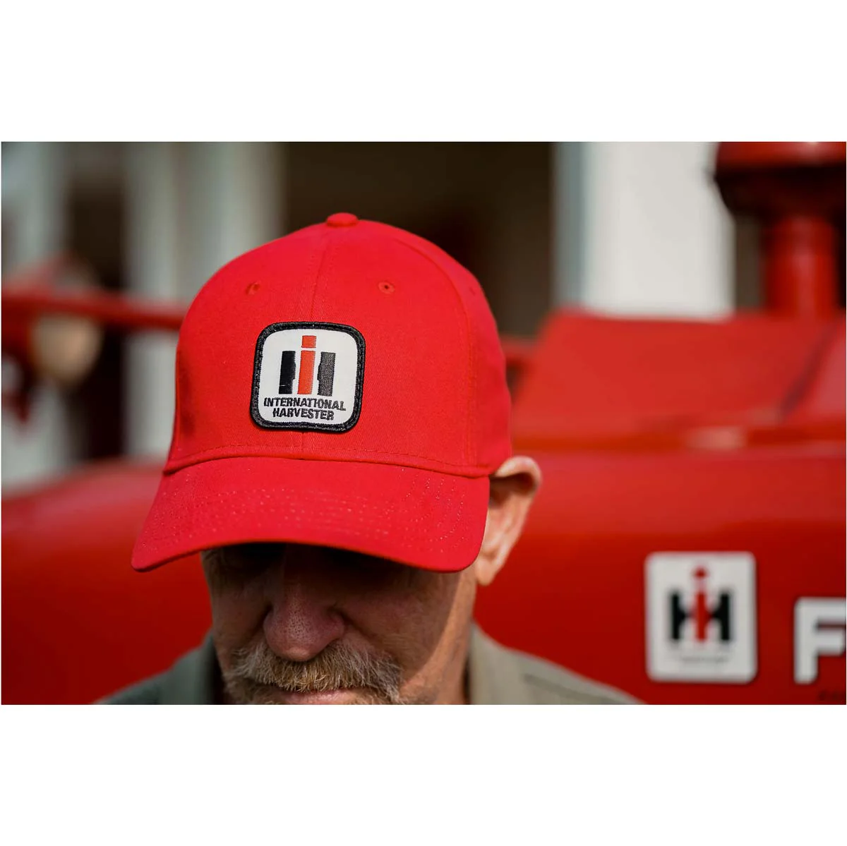 International Harvester Logo Solid Red Cap - Image 4