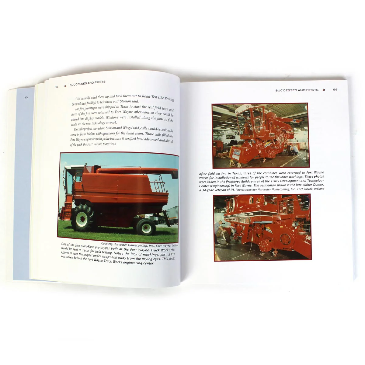International Harvester Successes and Industry Firsts 1940-1980, Color 172 Page Book by Paul Wallem - Image 3