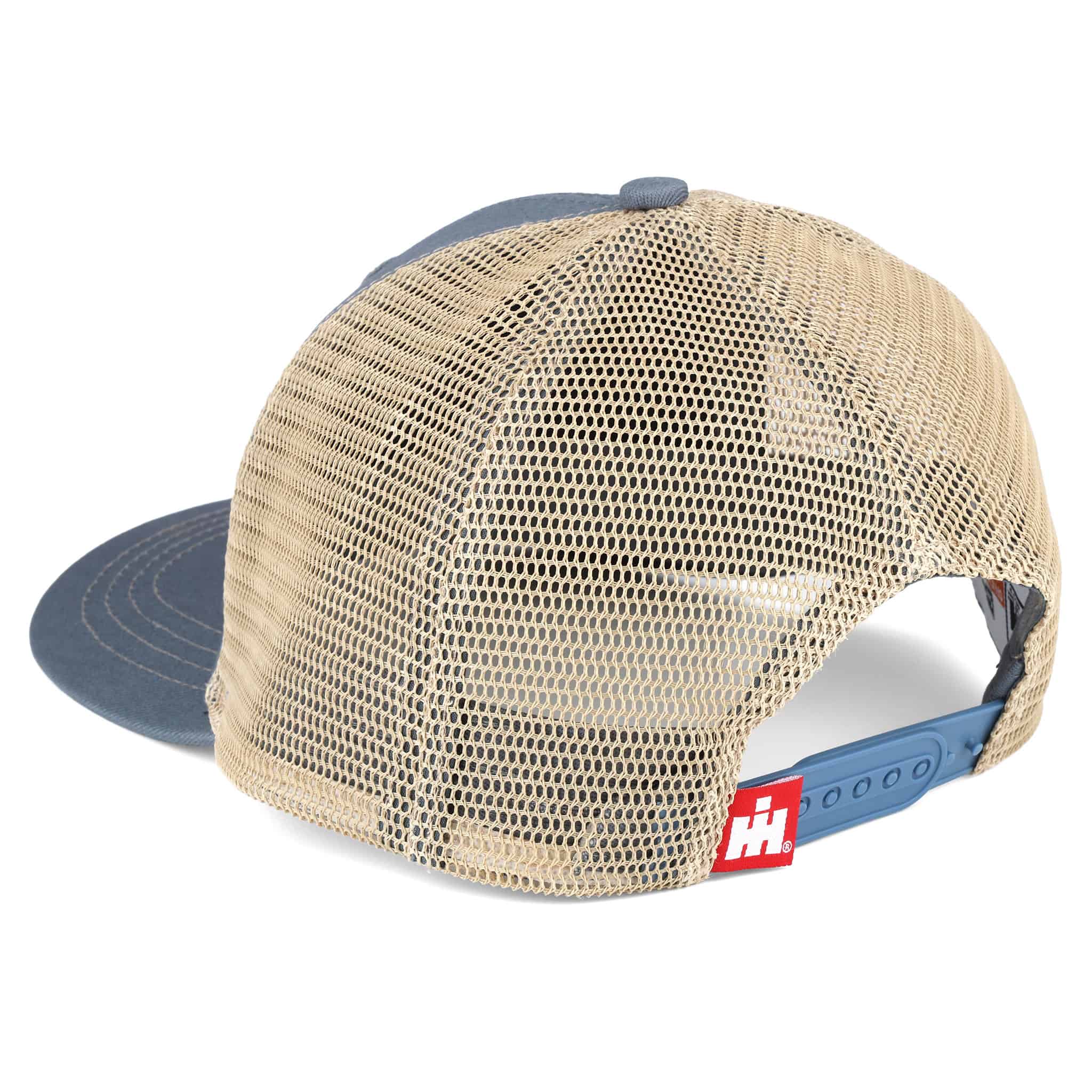 International Harvester Two-Tone IH USA Flag Trucker Hat - Image 2