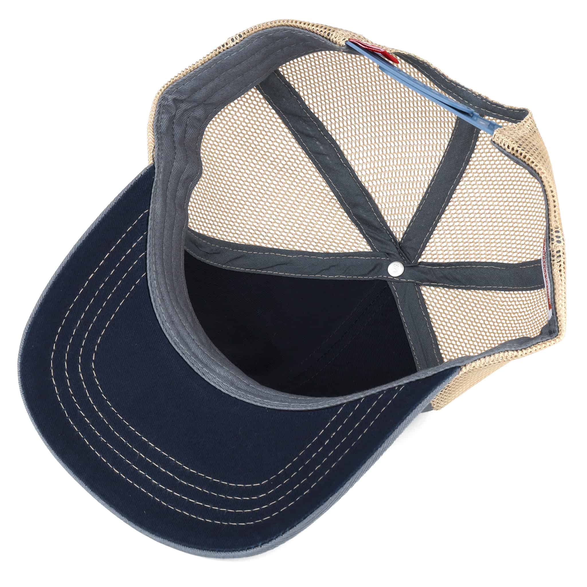 International Harvester Two-Tone IH USA Flag Trucker Hat - Image 3