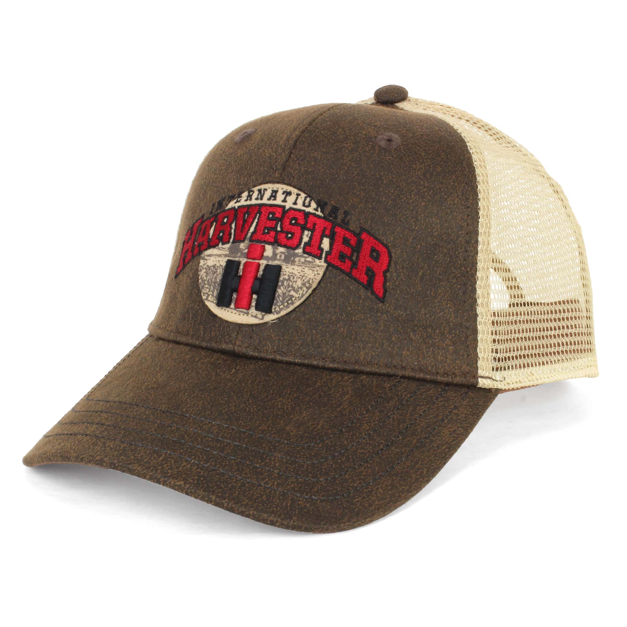 International Harvester Washed Wax Cloth Cap A1608 - Image 3