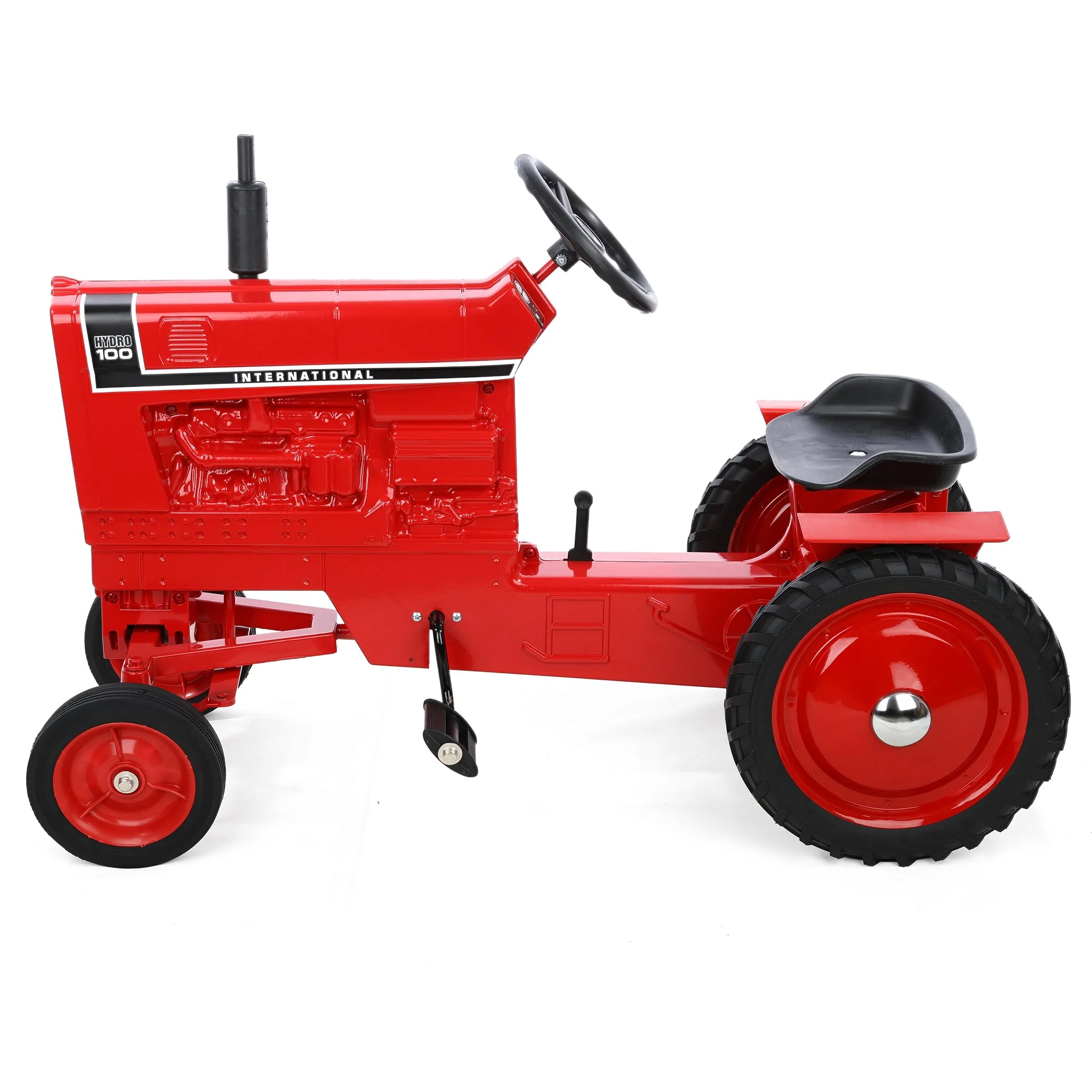 International Hydro 100 Black Stripe Pedal Tractor with Wide Front, Made in the USA by Scale Models - Image 5