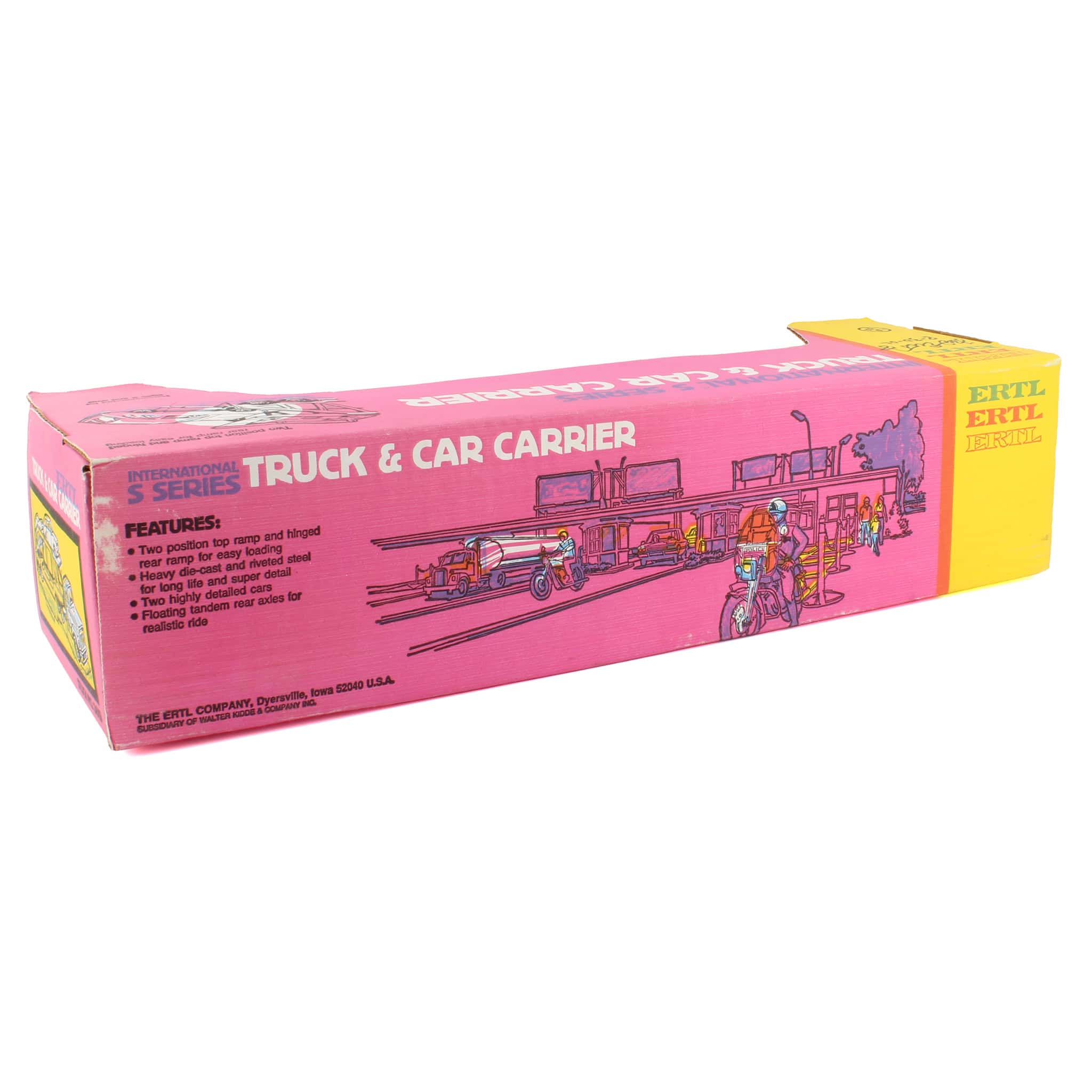 International S Series Truck & Car Carrier by ERTL, Signed by Fred Ertl - Image 3