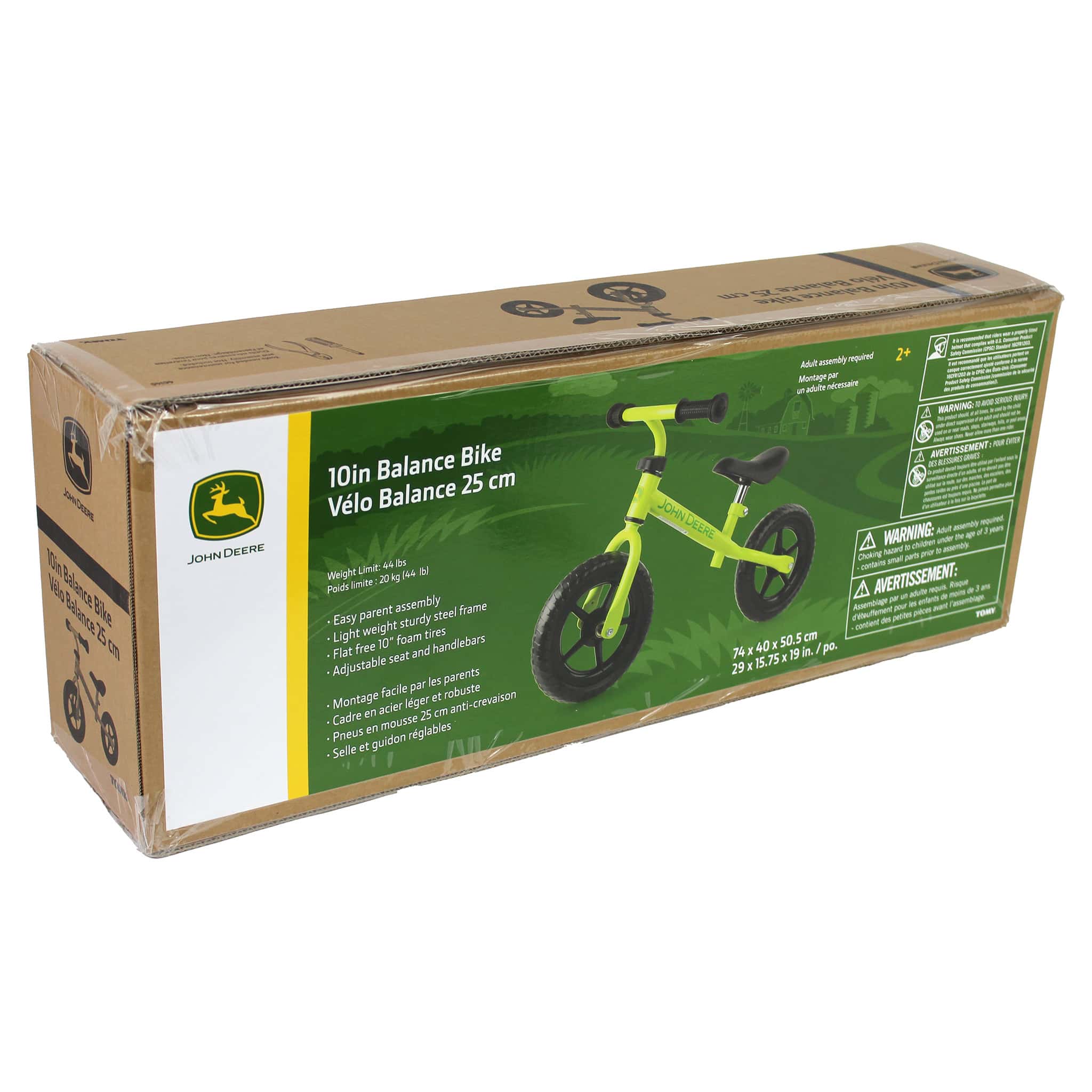 John Deere Toddler Balance Bike, 10in Tires - Image 5