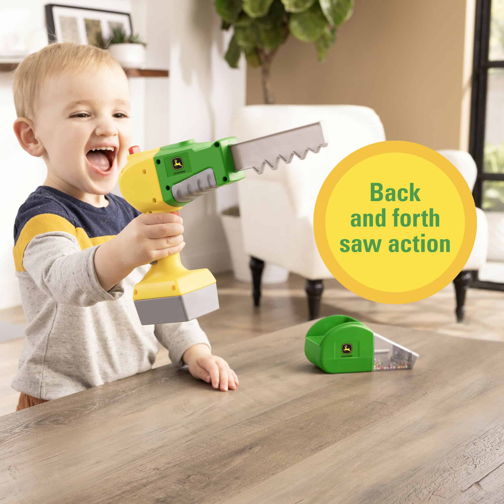 John Deere 2-in-1 Power Tool Toy by ERTL - Image 2