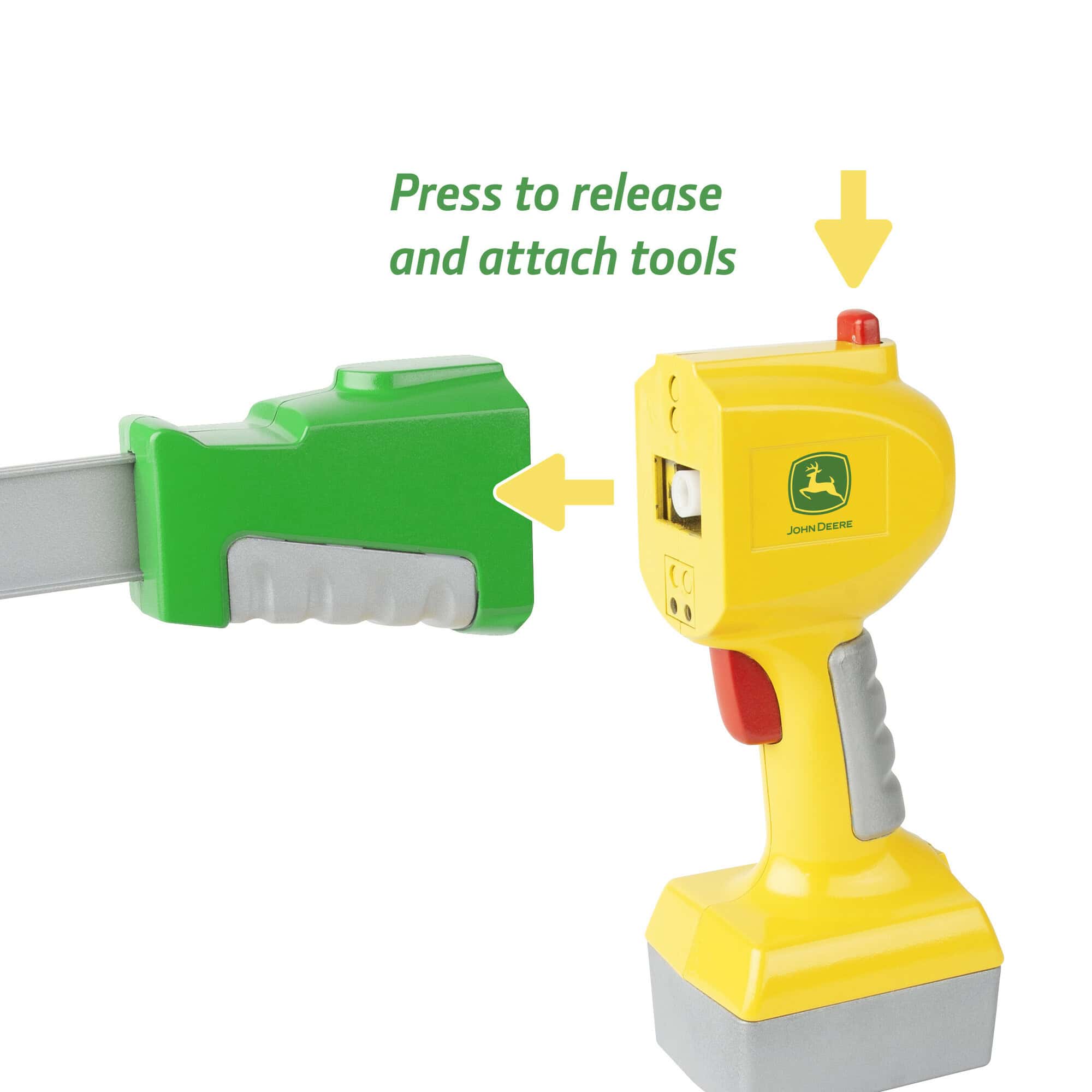 John Deere 2-in-1 Power Tool Toy by ERTL - Image 4
