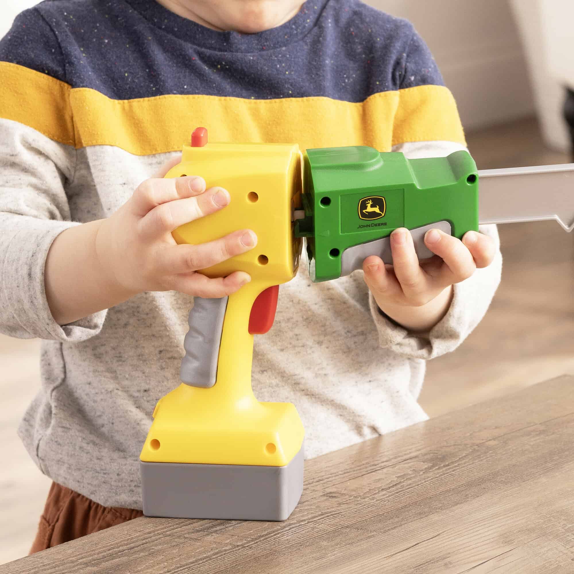 John Deere 2-in-1 Power Tool Toy by ERTL - Image 6