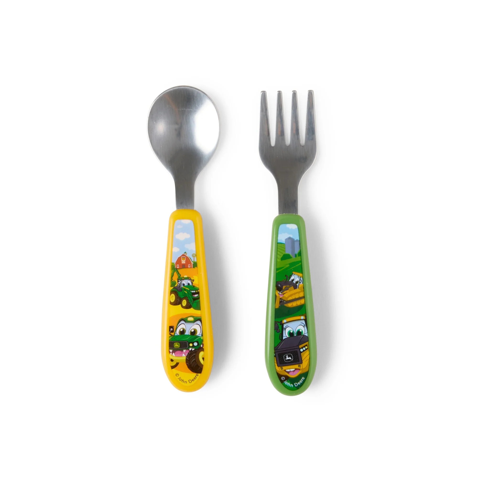 John Deere Kids Dish Set with Plate, Bowl, Fork & Spoon by ERTL - Image 5