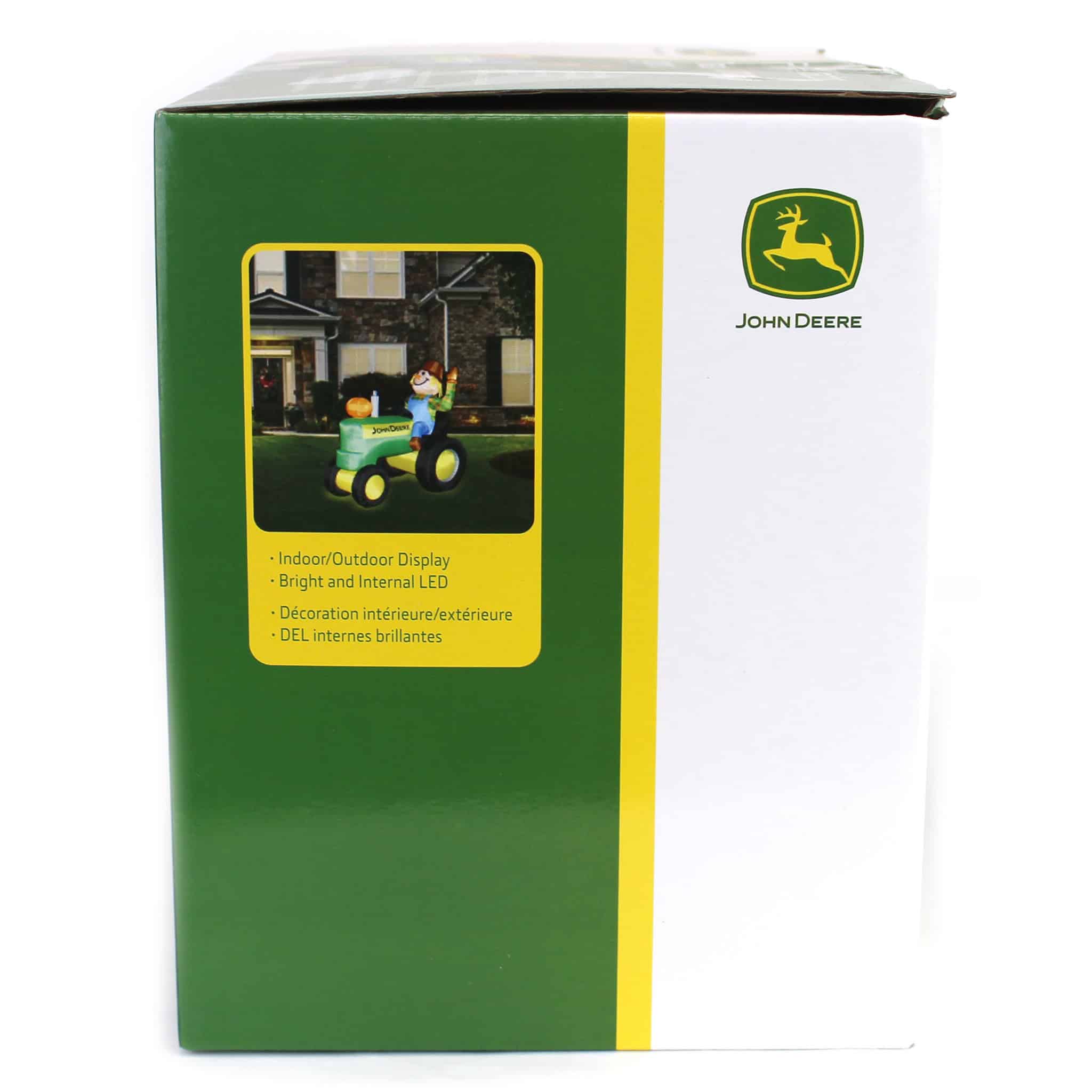 John Deere 6 Foot Inflatable Fall Tractor with Scarecrow - Image 6