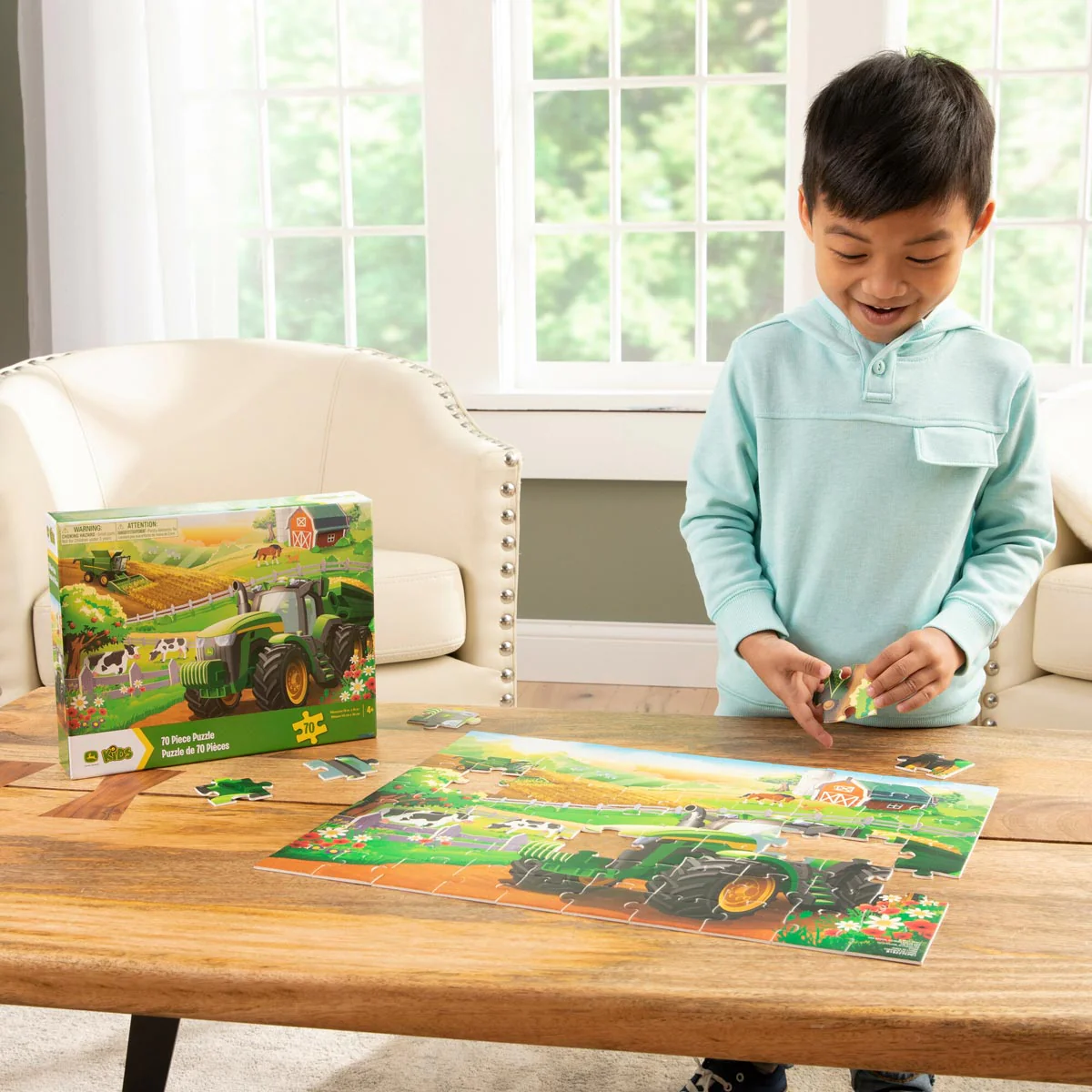 John Deere 70 Piece Kids Puzzle - Image 4