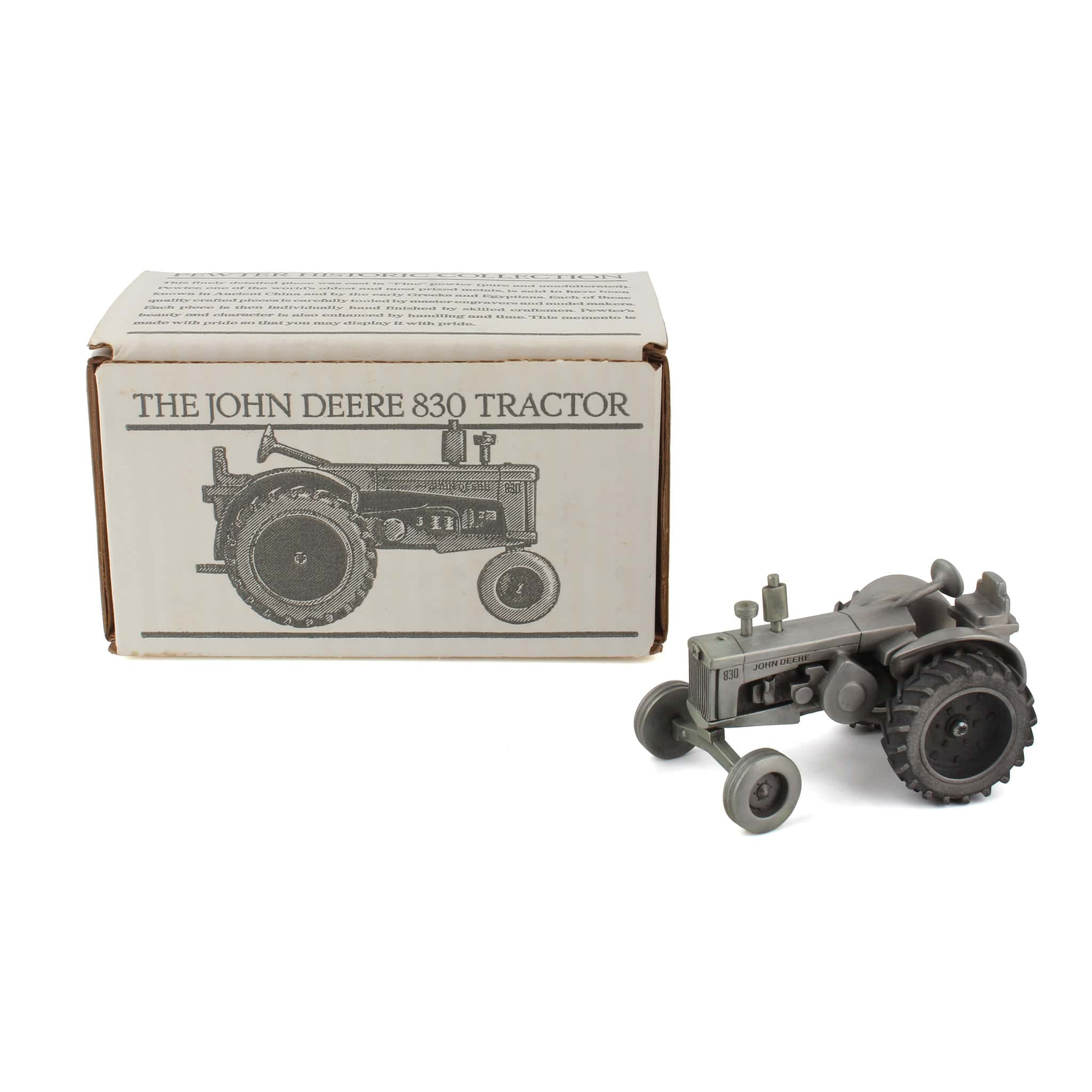 1/43 John Deere 830 Tractor in Pewter by SpecCast