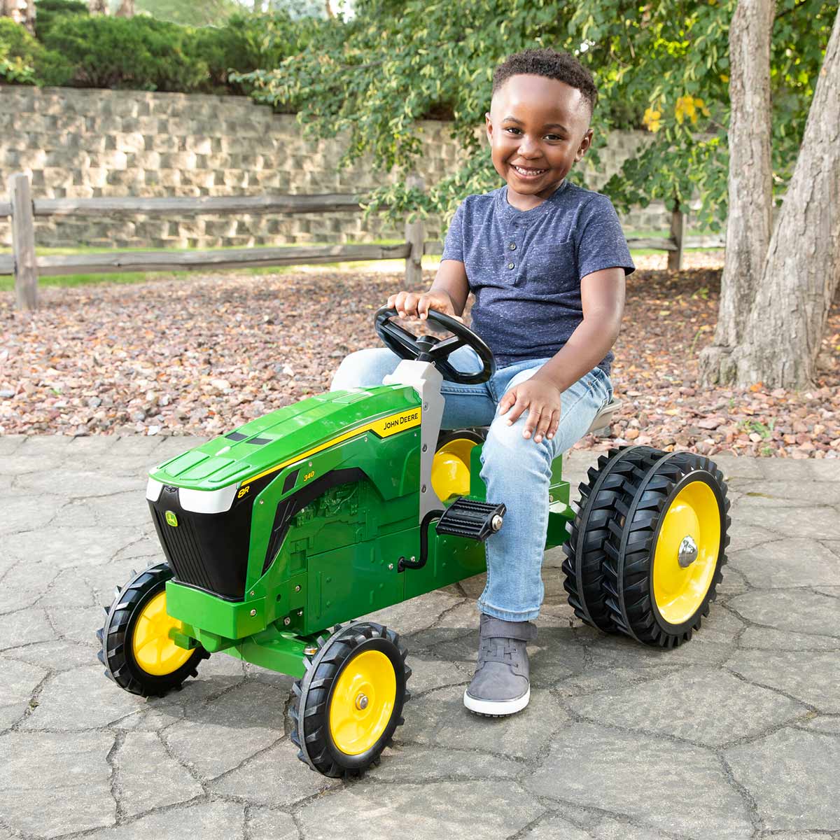 John Deere 8R 340 Pedal Tractor with Rear Duals - Image 4