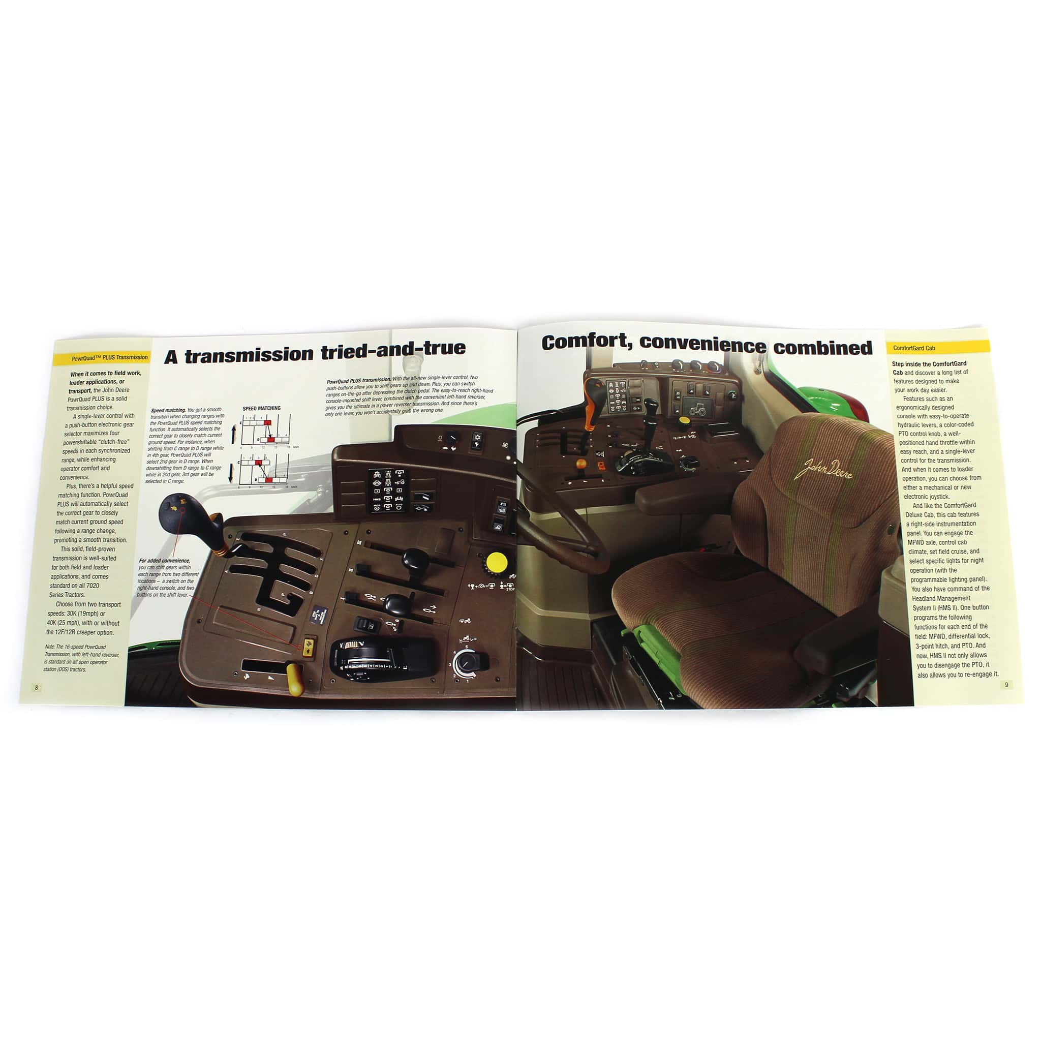 John Deere 95- to 125-HP 7020 Series Tractor Sales Brochure - Image 2