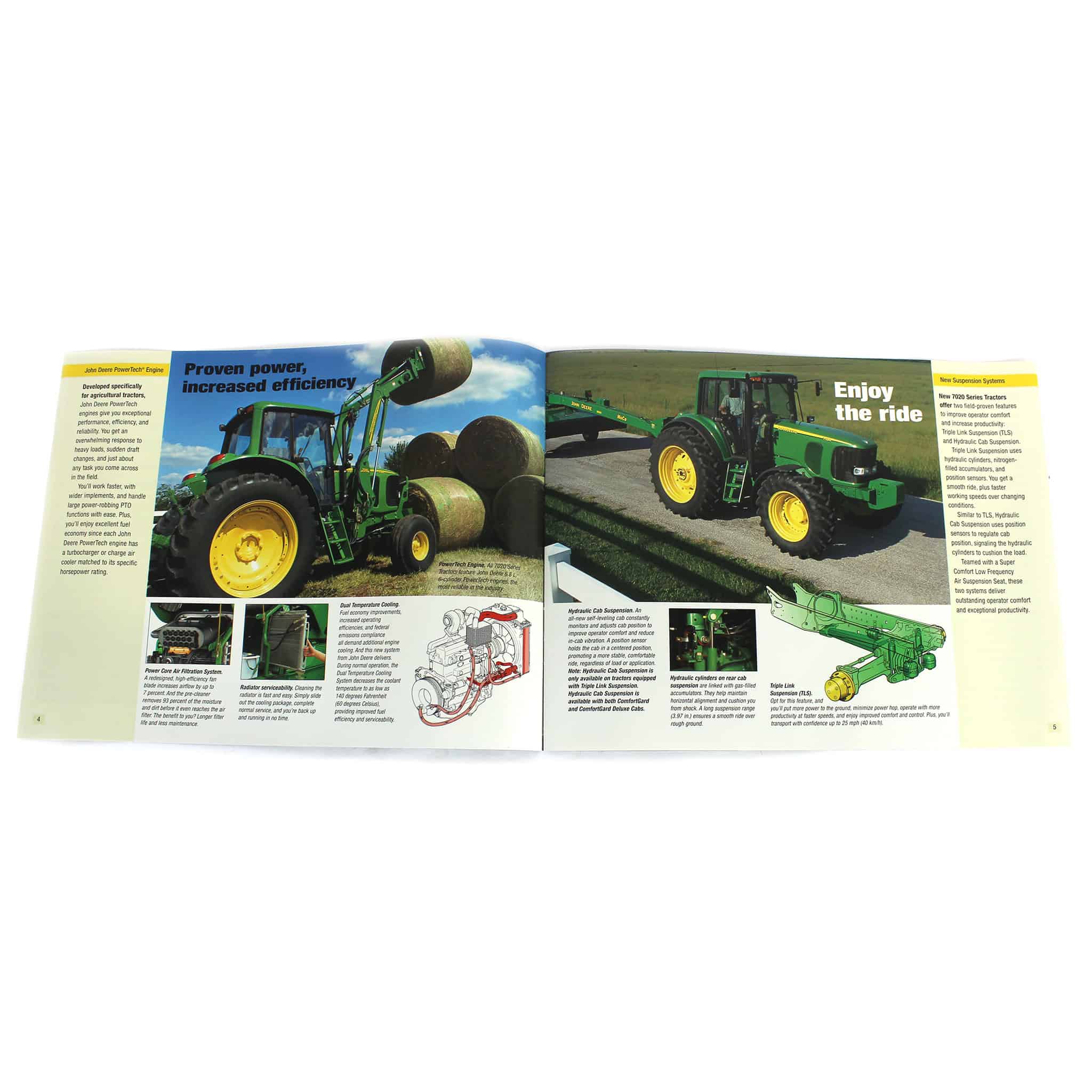 John Deere 95- to 125-HP 7020 Series Tractor Sales Brochure - Image 3