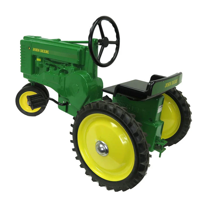 John Deere A Styled Pedal Tractor with Narrow Front - Image 3
