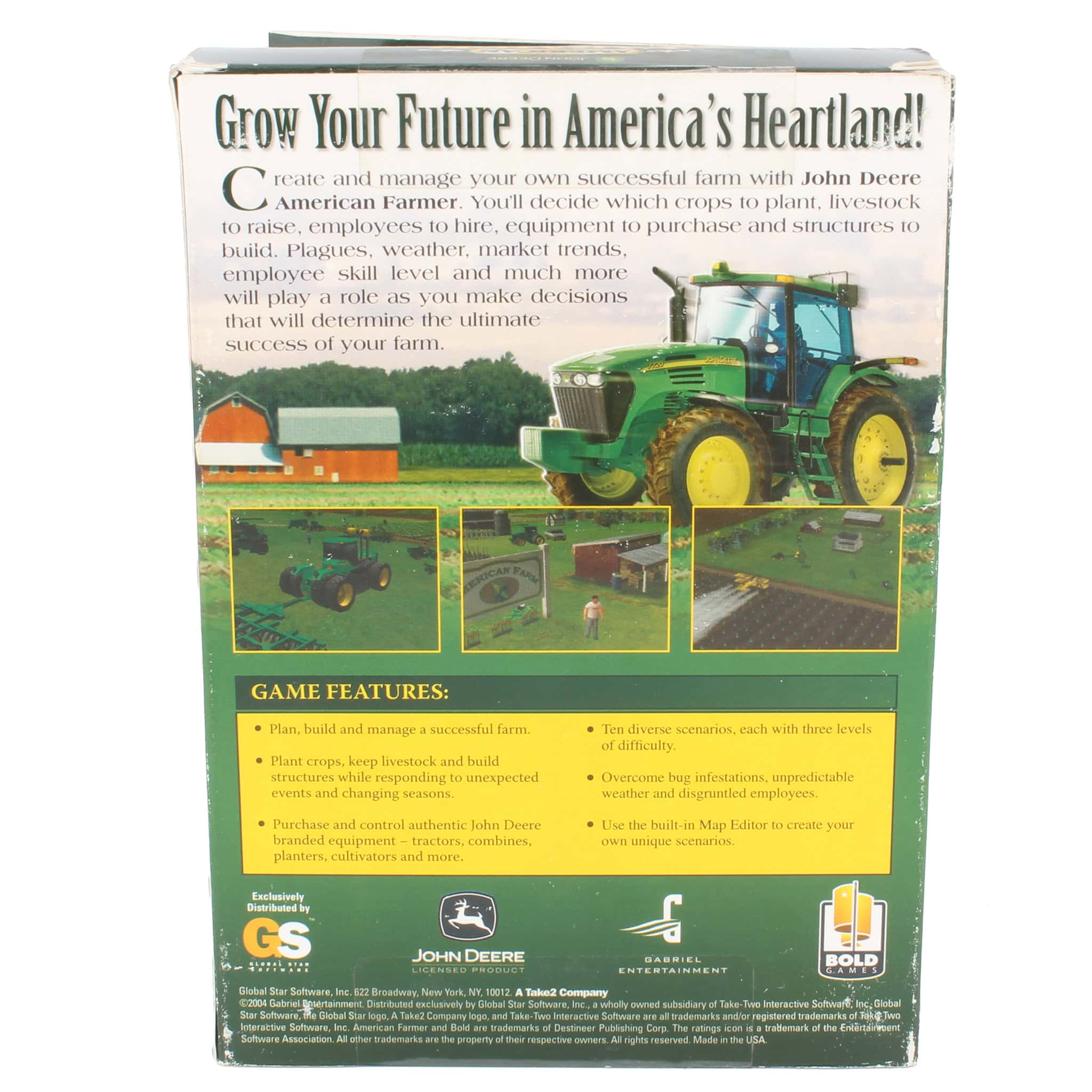 John Deere American Farmer PC CD_ROM Software by Global Star Software - Image 2