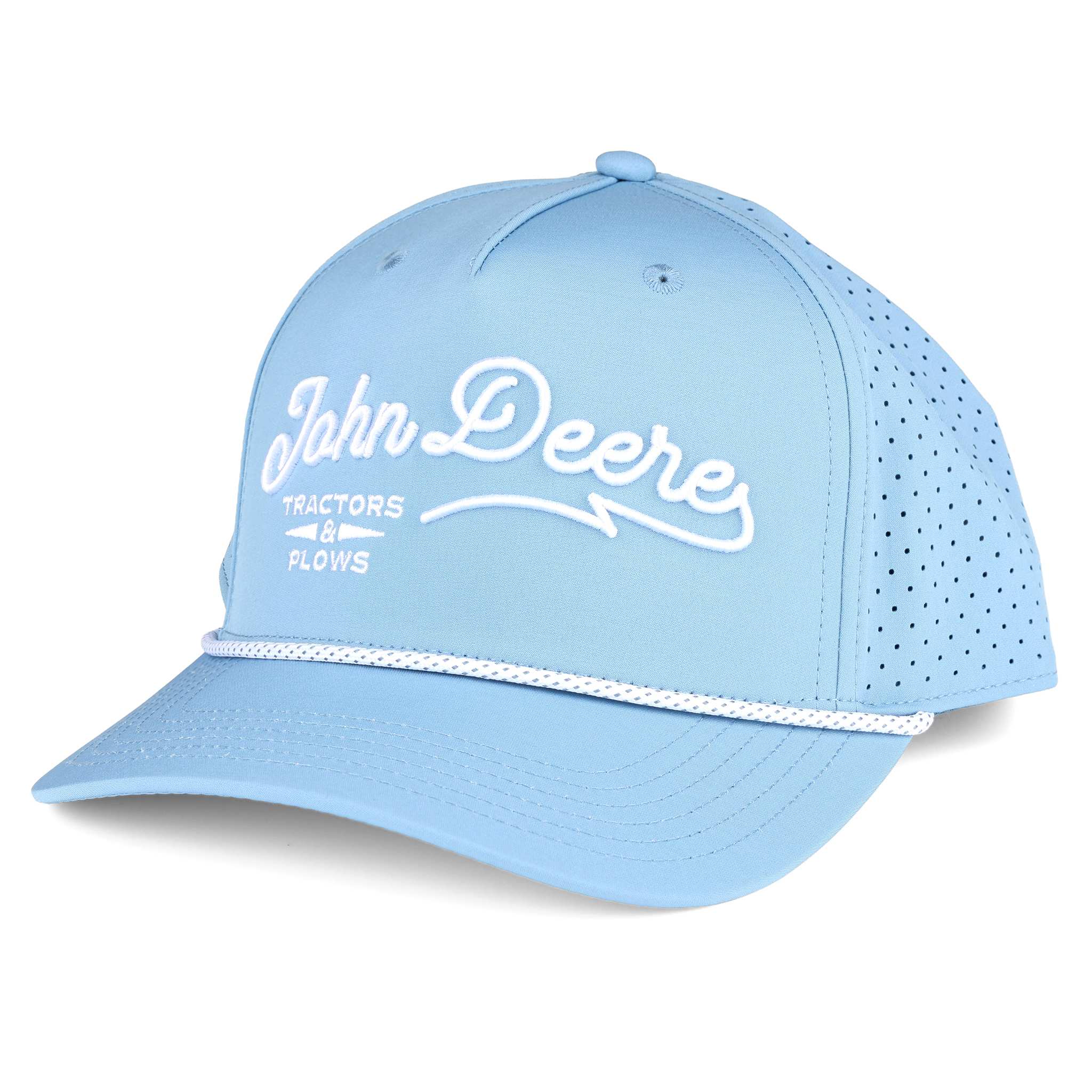 John Deere Blue & White Golf Rope Hat