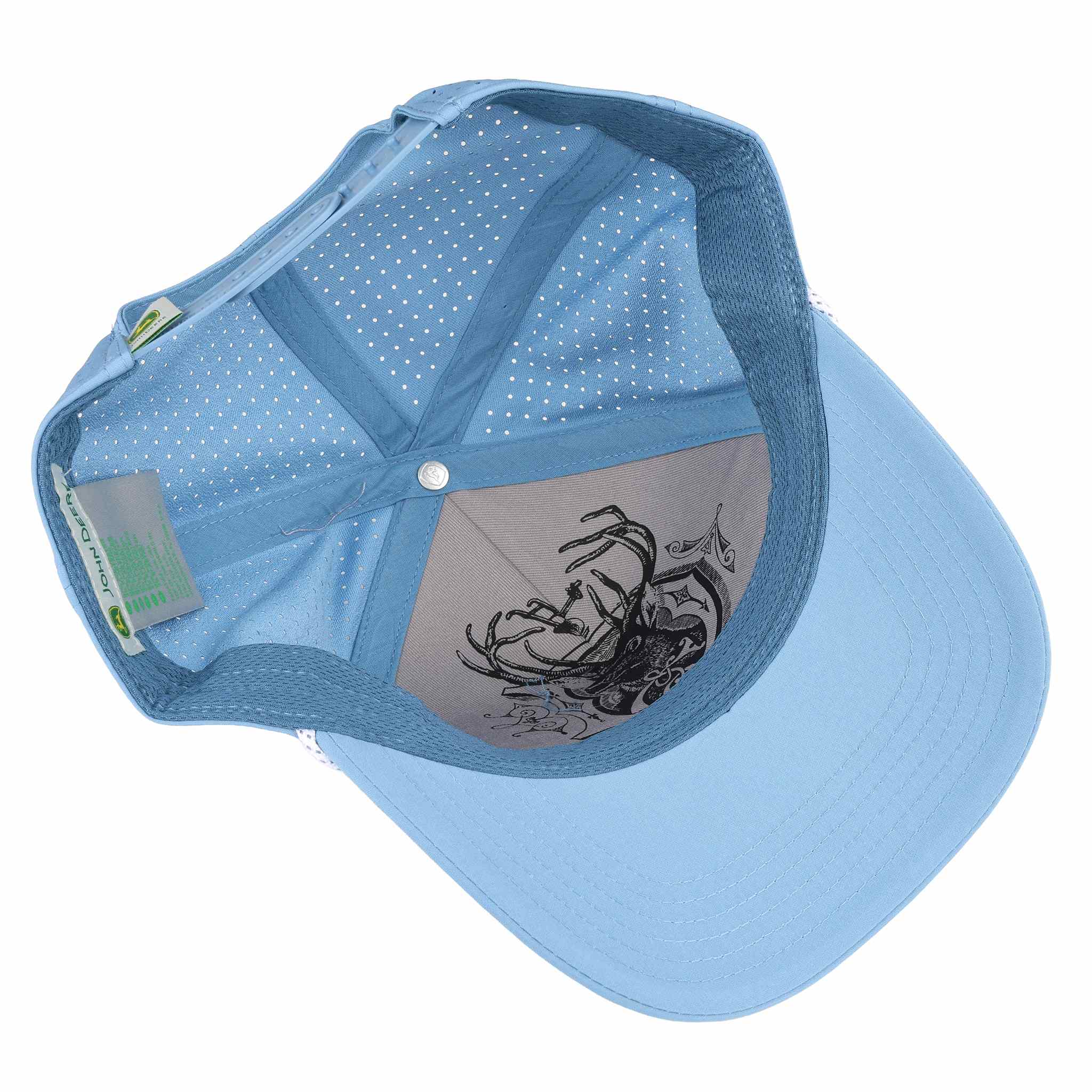 John Deere Blue & White Golf Rope Hat - Image 4