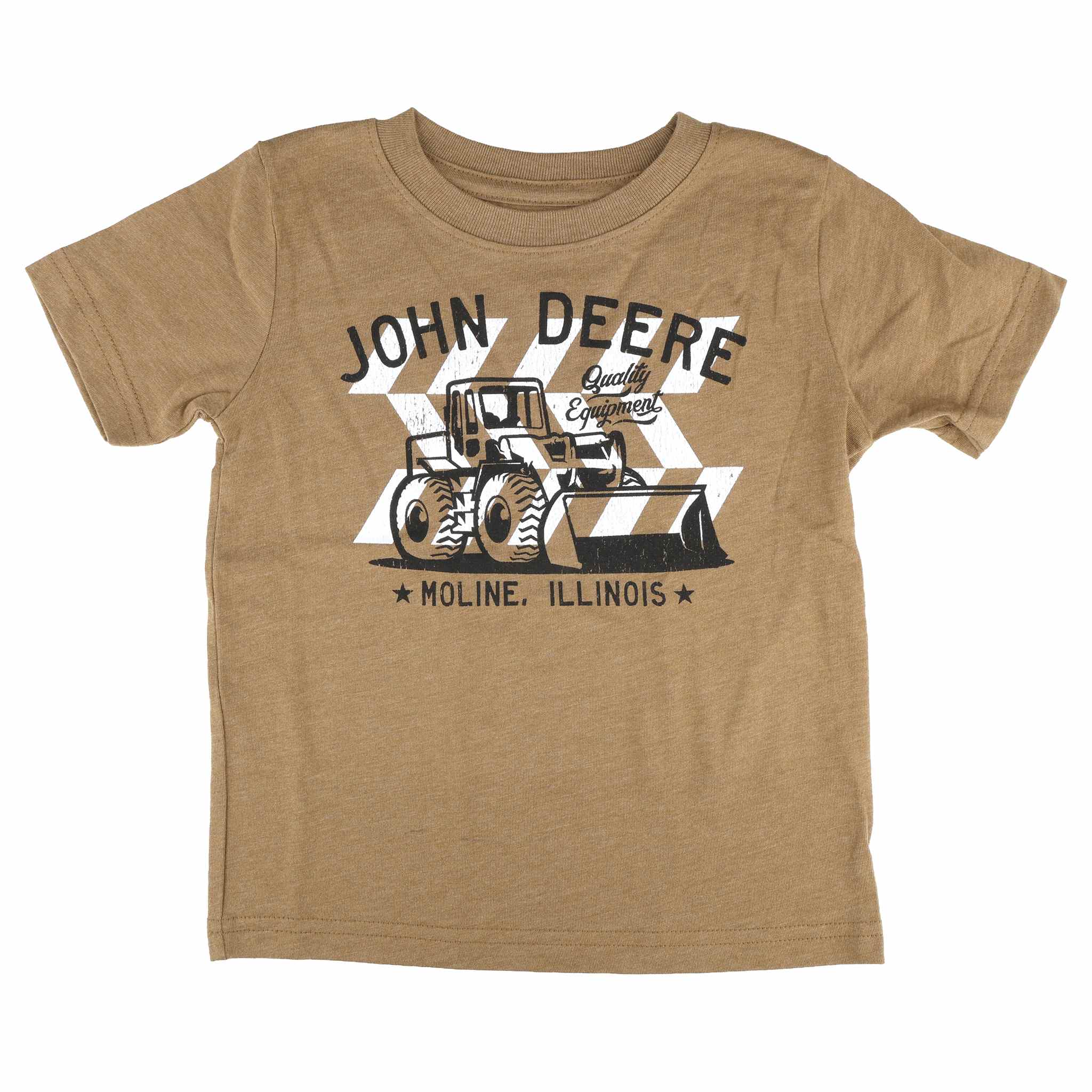 John Deere Construction Toddler Wheel Loader Quality Equipment Short Sleeve T-Shirt