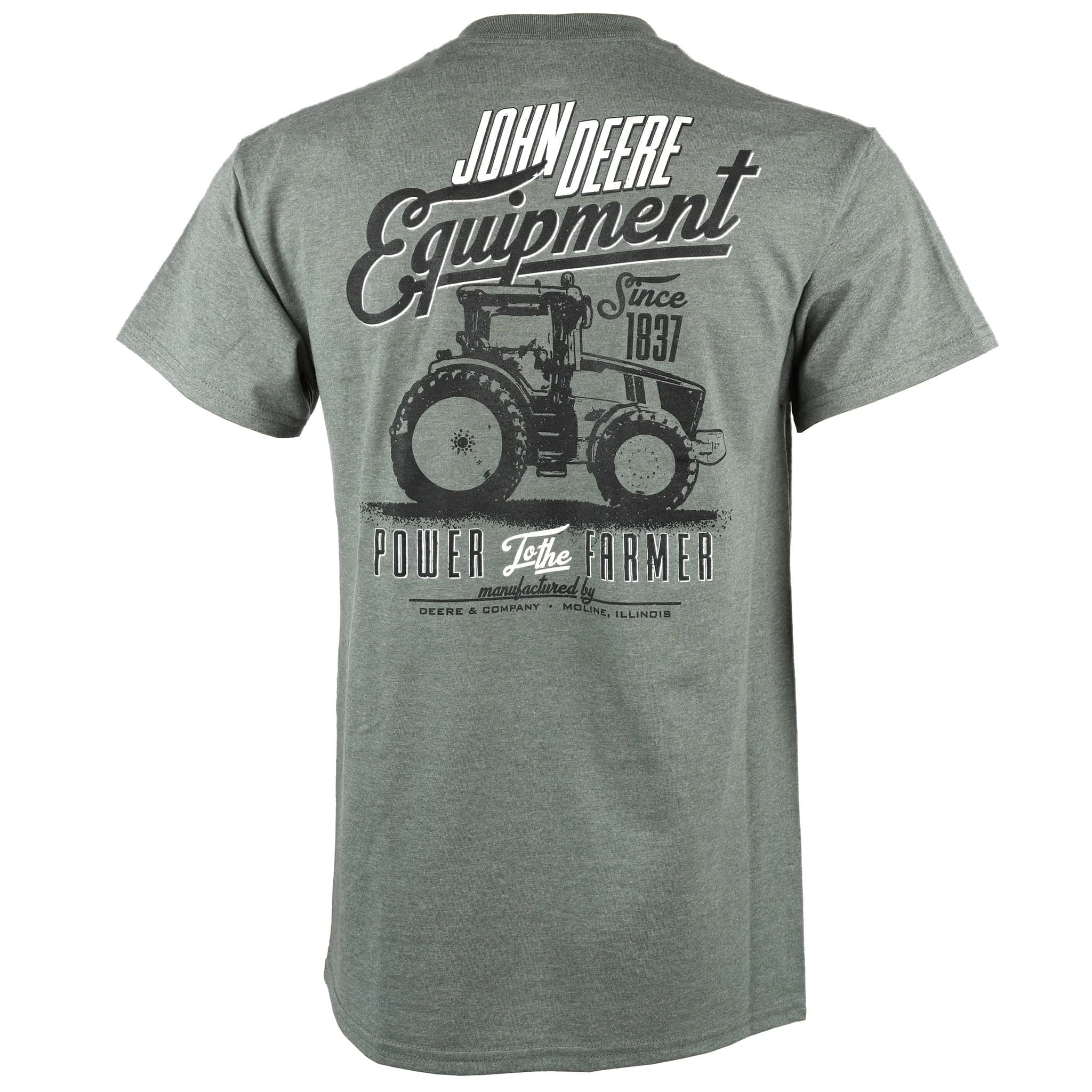 John Deere Equipment Power to the Farmer Short Sleeve T-Shirt