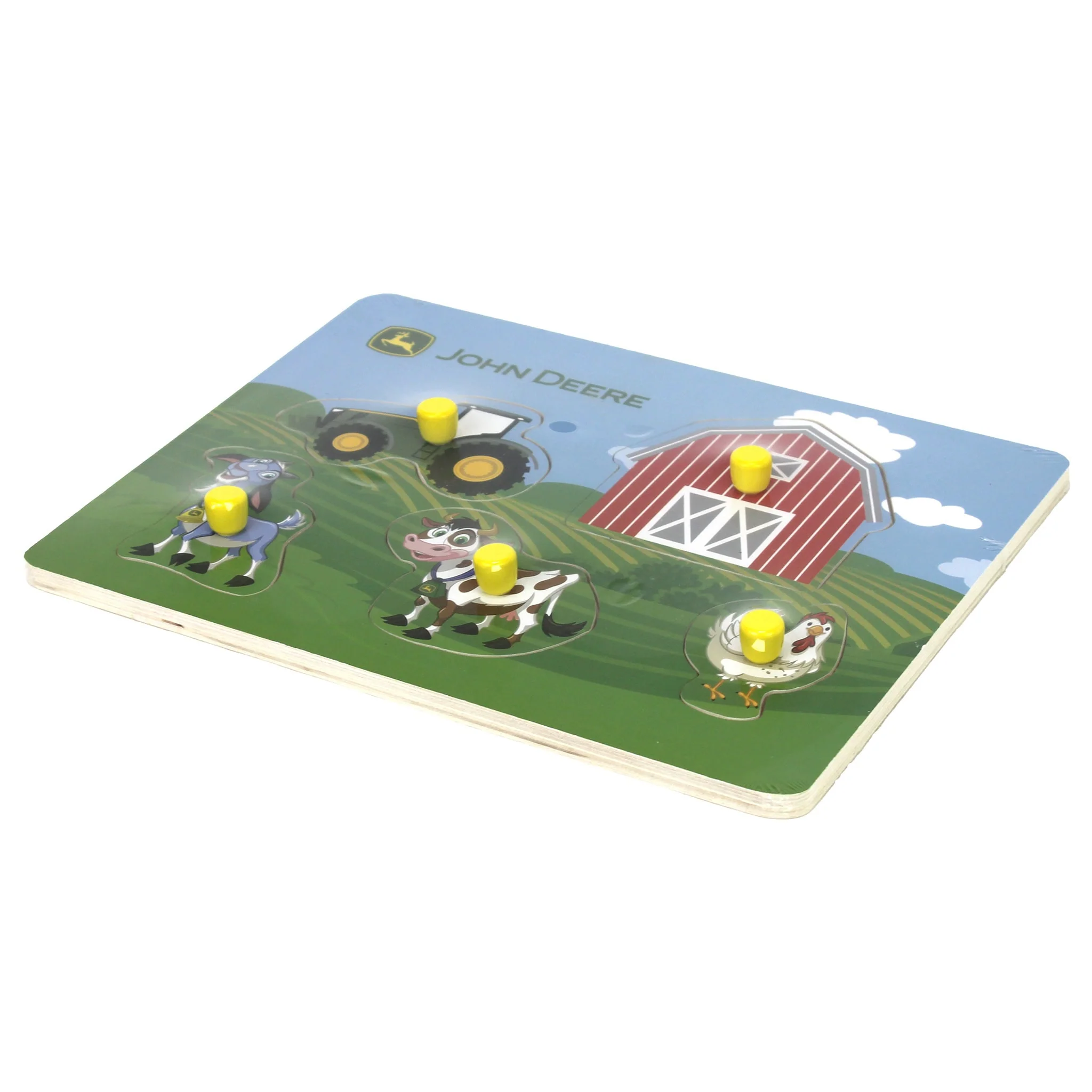 John Deere Farm & Field 12in x 9in Wooden Puzzle - Image 2
